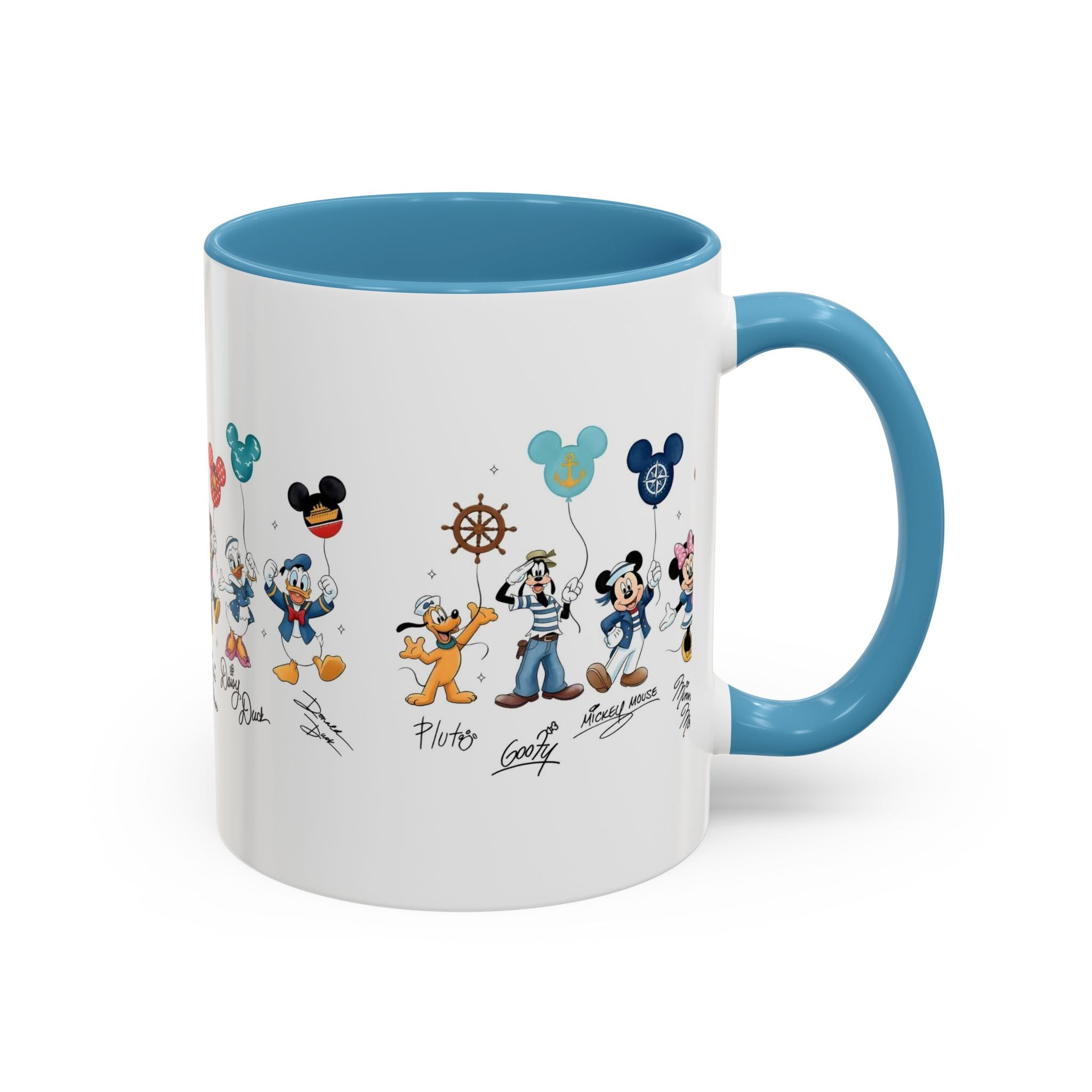 Disney Cruise Characters Accent Coffee Mug (11/15oz)