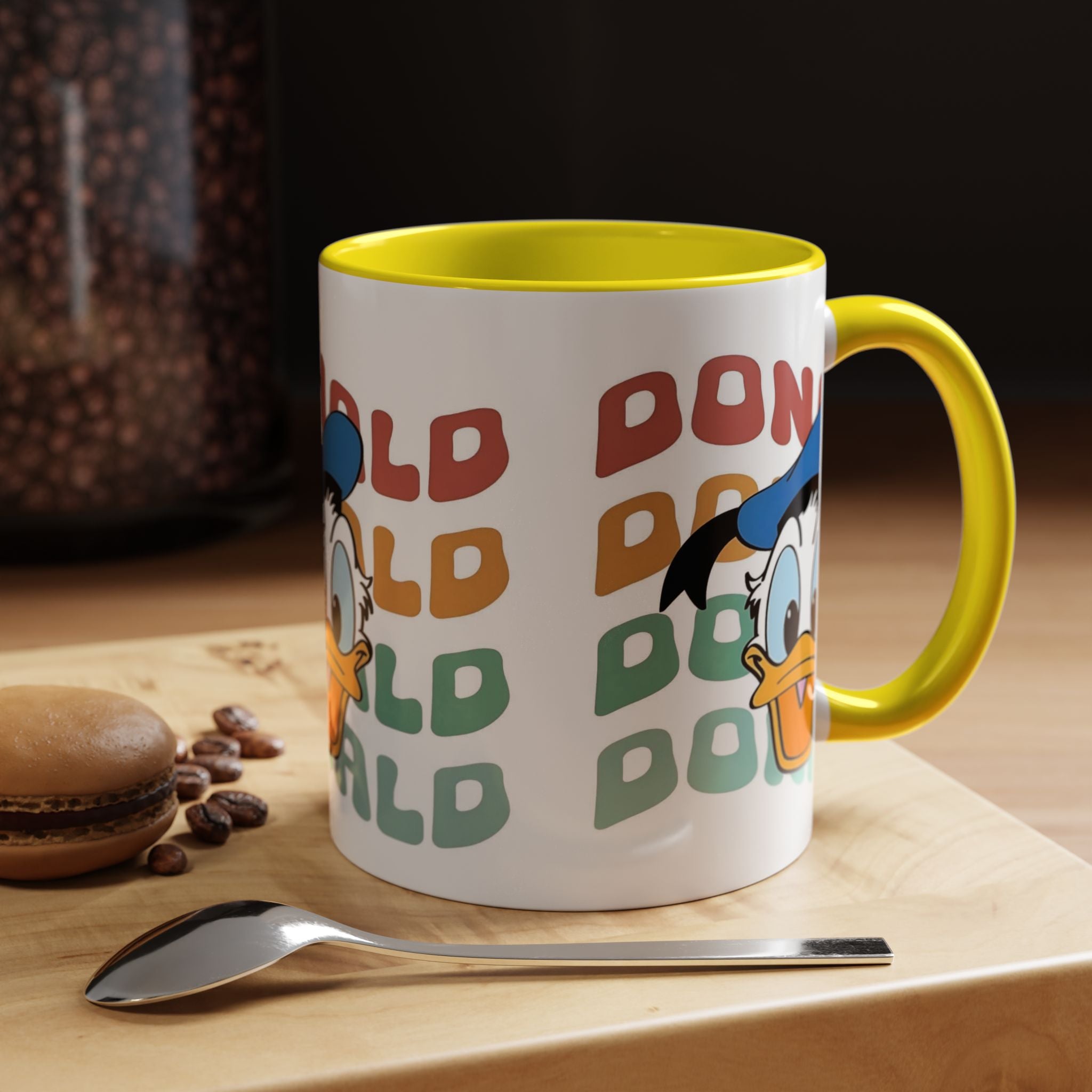 Donald Duck Retro Accent Coffee Mug