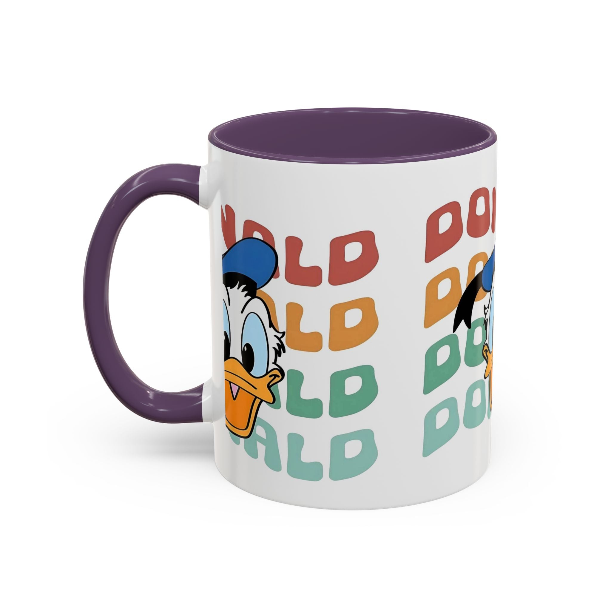 Donald Duck Retro Accent Coffee Mug