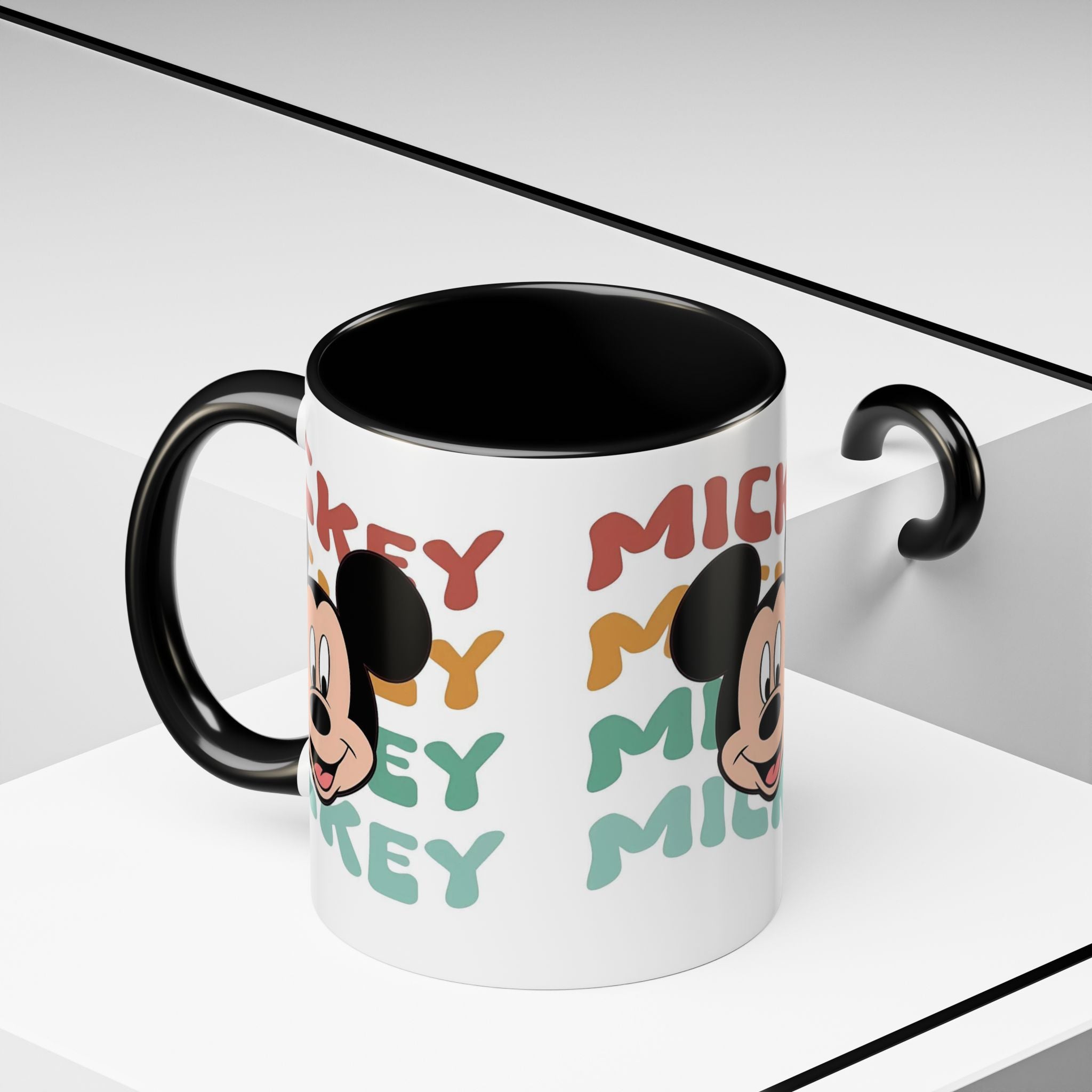 Mickey Retro Stack Accent Coffee Mug — 11/15oz