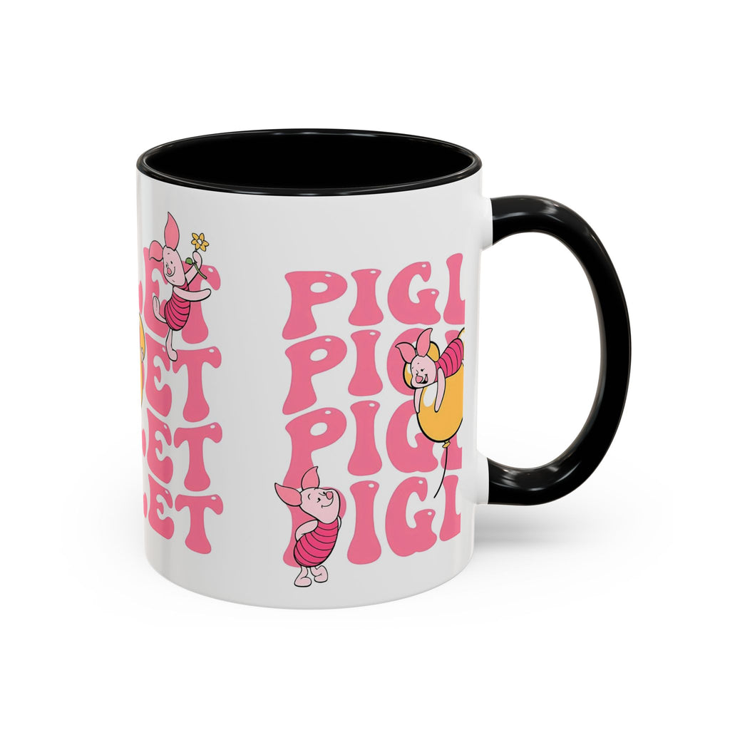 Piglet Coffee Mug — Cute Pink Winnie-The-Pooh Character Accent Mug (11/15oz)