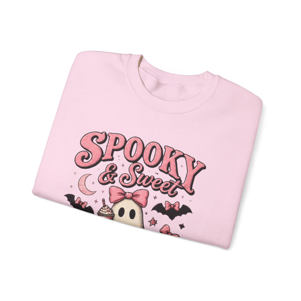 Spooky & Sweet Halloween Ghost Crewneck Sweatshirt