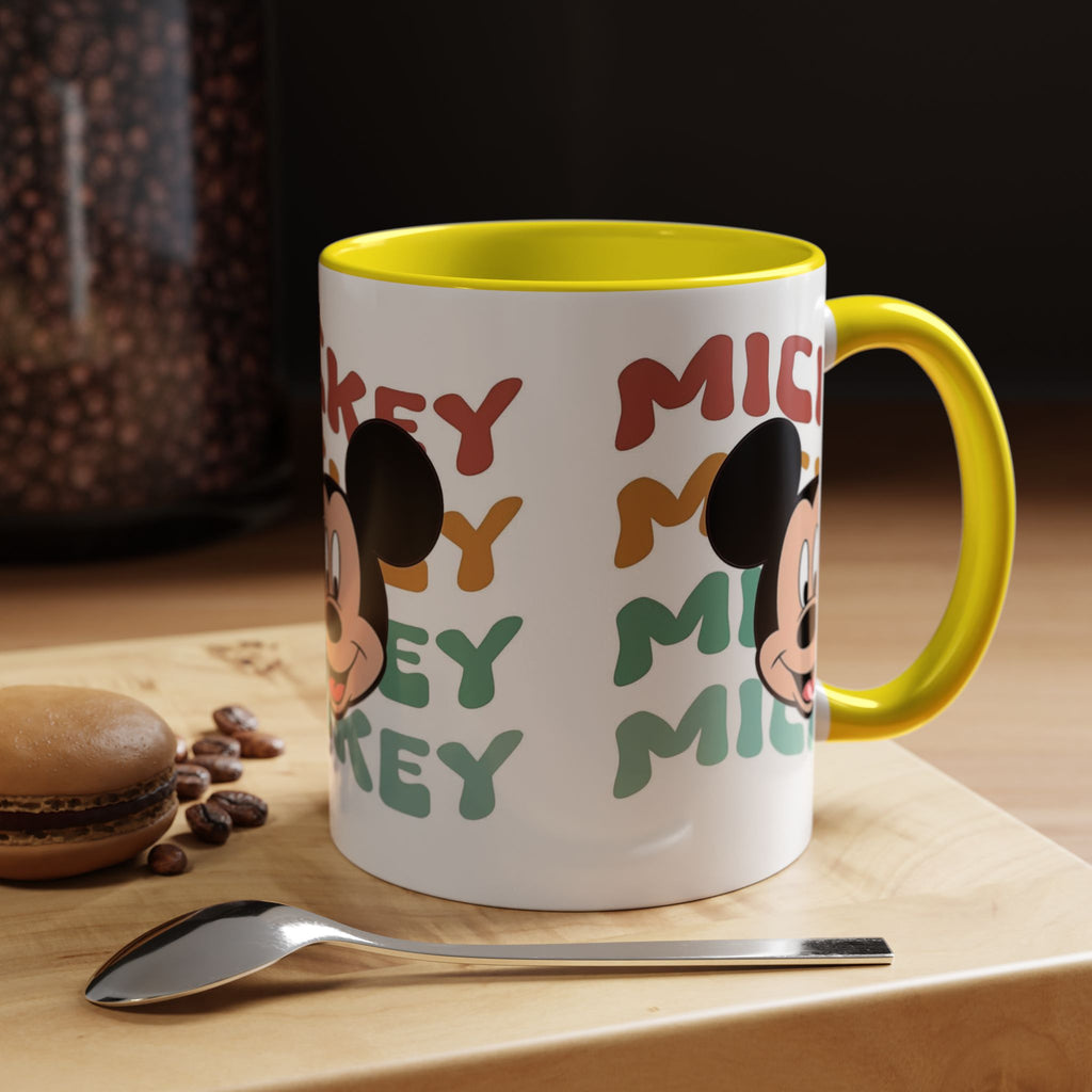 Mickey Retro Stack Accent Coffee Mug — 11/15oz