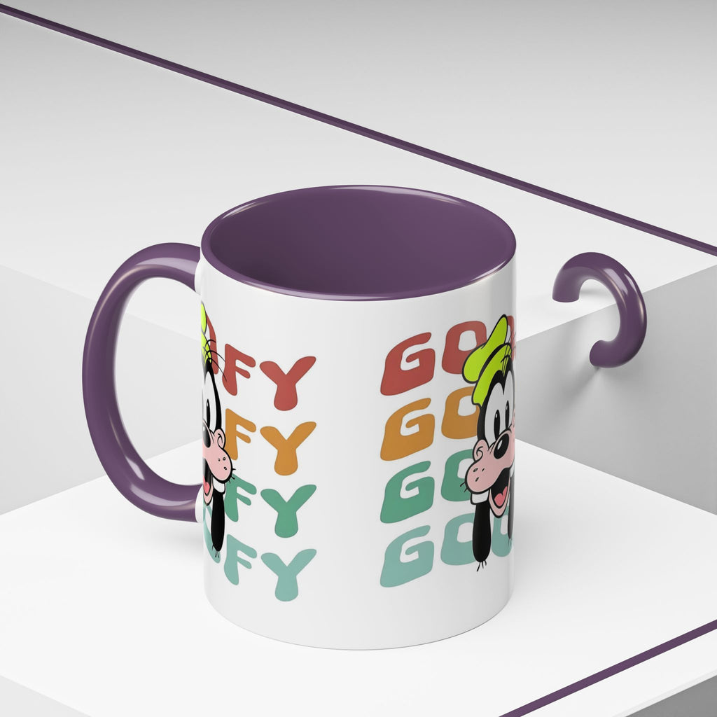Goofy Retro Stack Accent Mug — Disney Goofy Coffee Cup (11/15oz)
