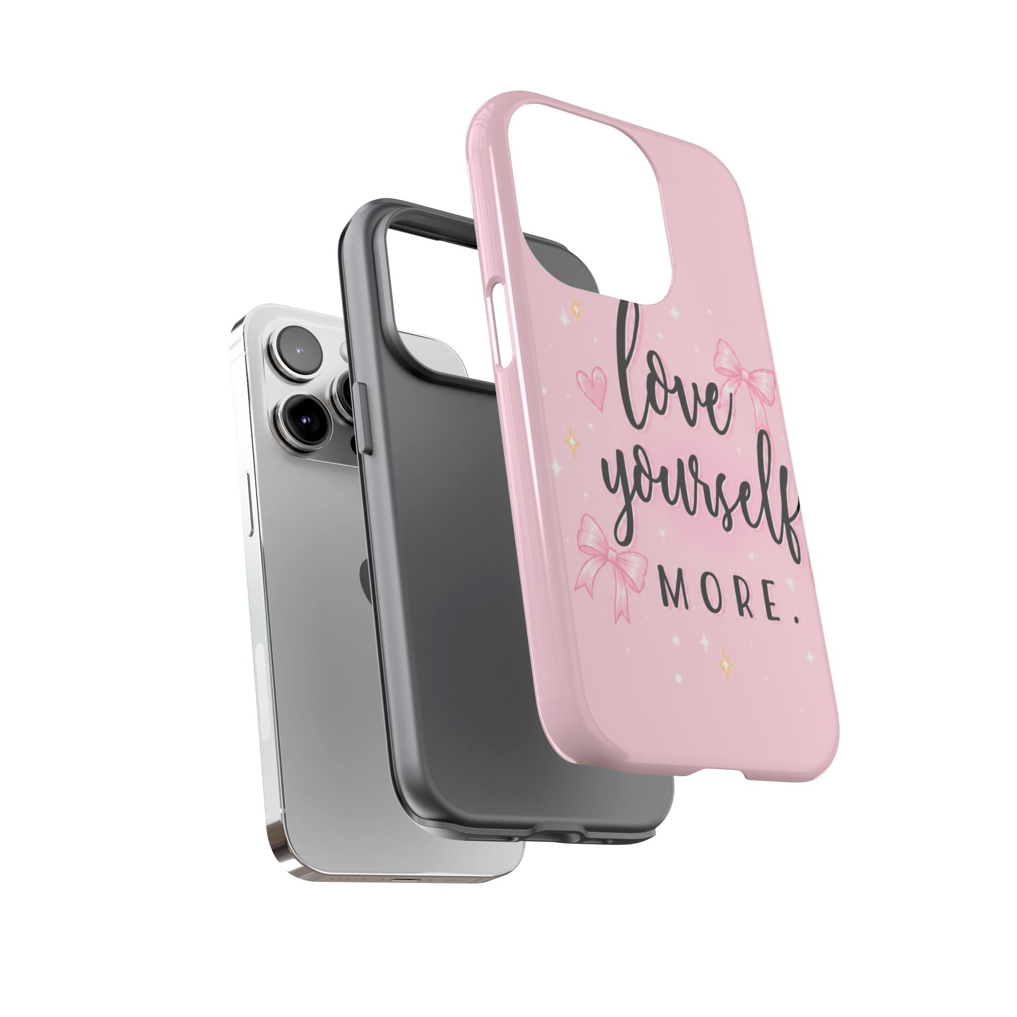 Love Yourself More Pink Inspirational Protective Case