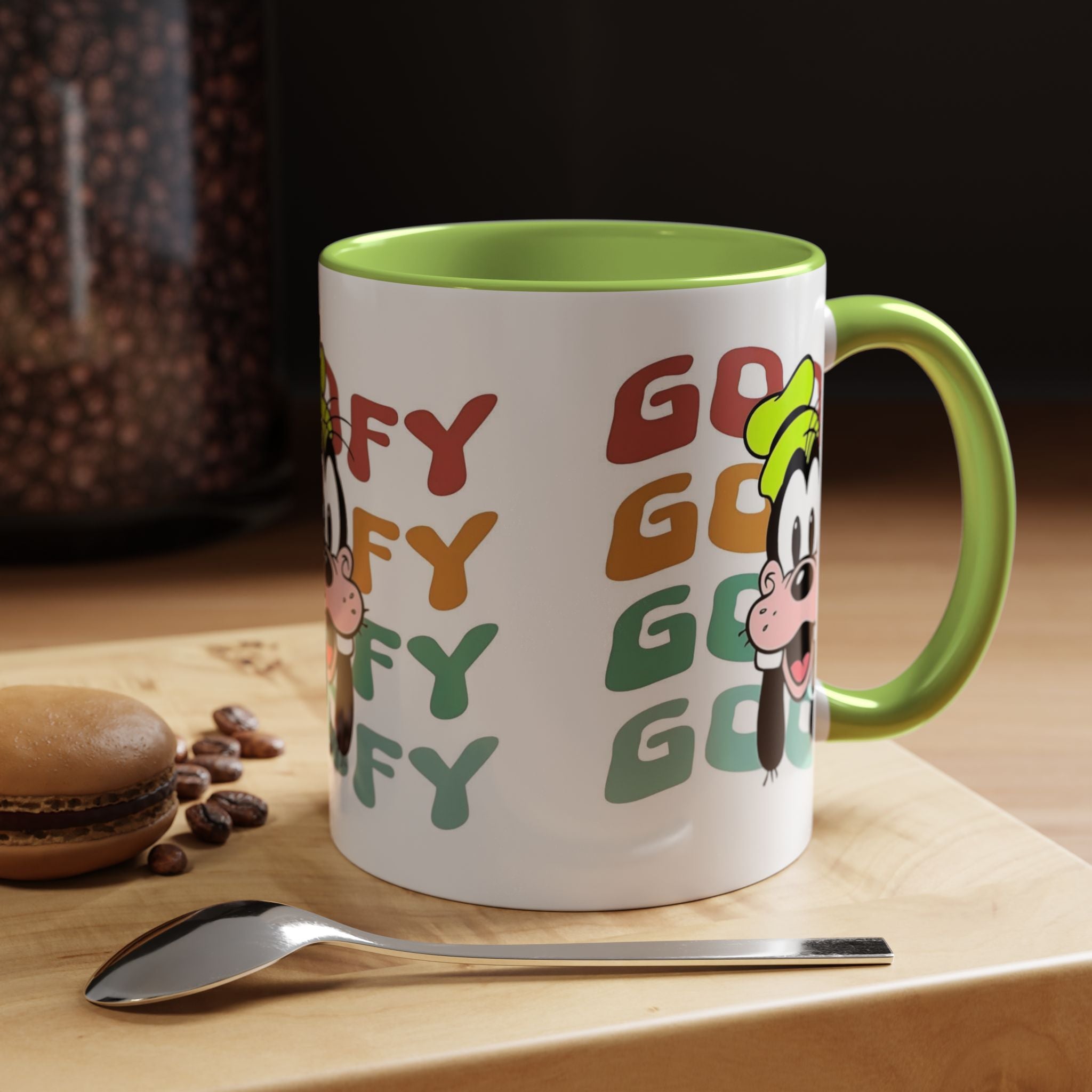 Goofy Retro Stack Accent Mug — Disney Goofy Coffee Cup (11/15oz)