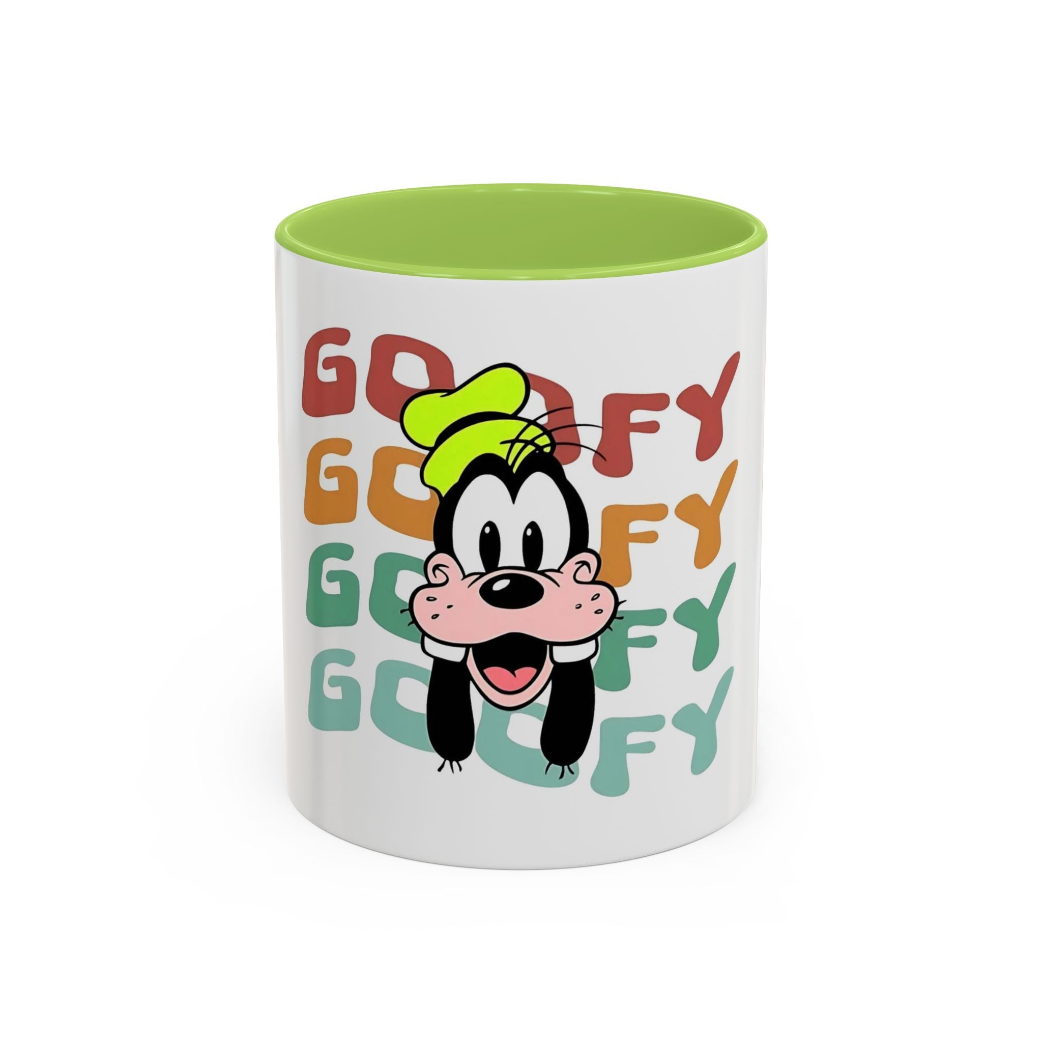 Goofy Retro Stack Accent Mug — Disney Goofy Coffee Cup (11/15oz)