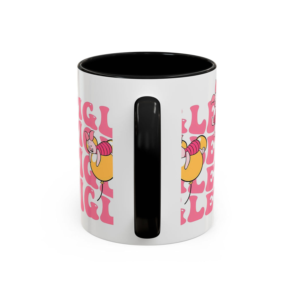 Piglet Coffee Mug — Cute Pink Winnie-The-Pooh Character Accent Mug (11/15oz)