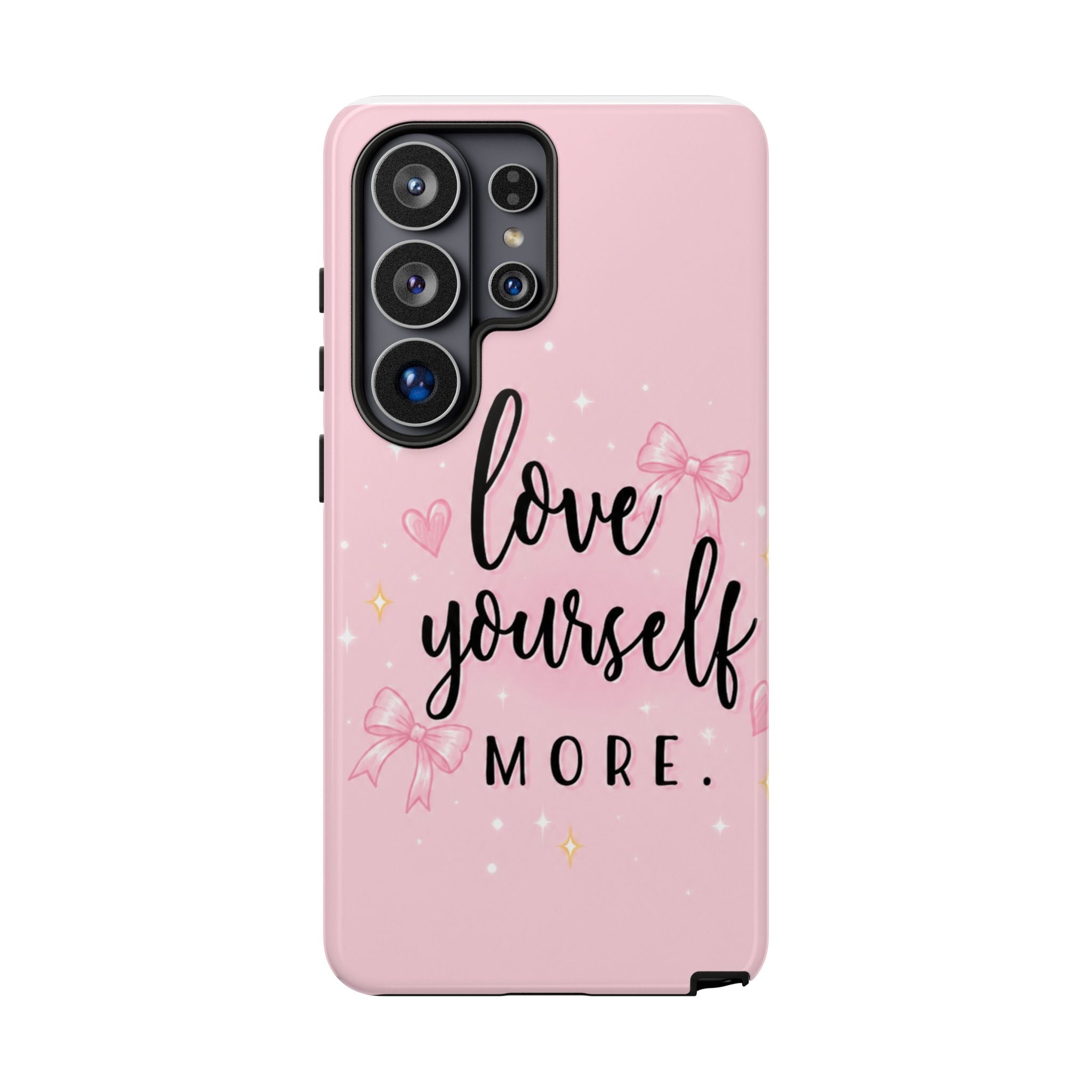 Love Yourself More Pink Inspirational Protective Case