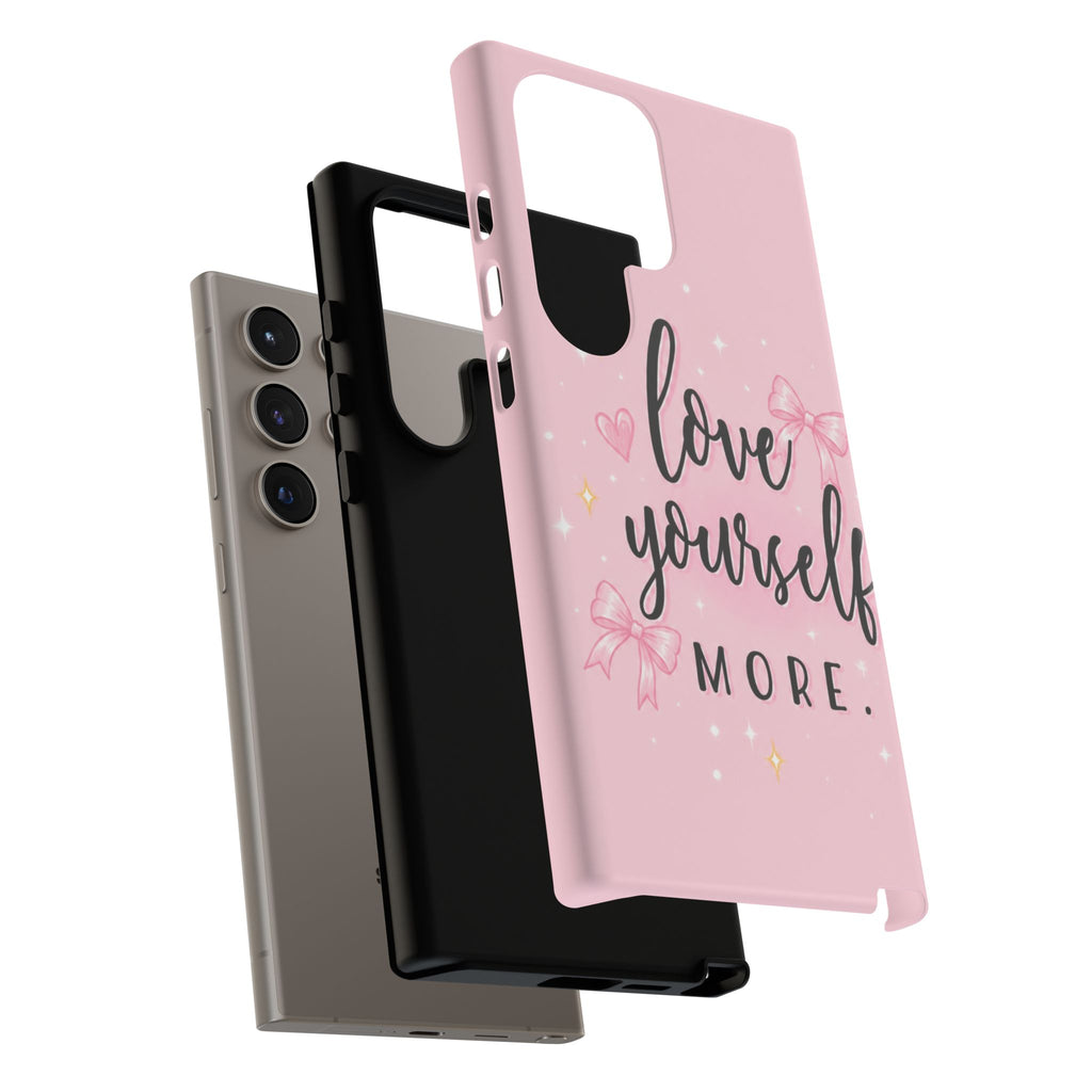Love Yourself More Pink Inspirational Protective Case