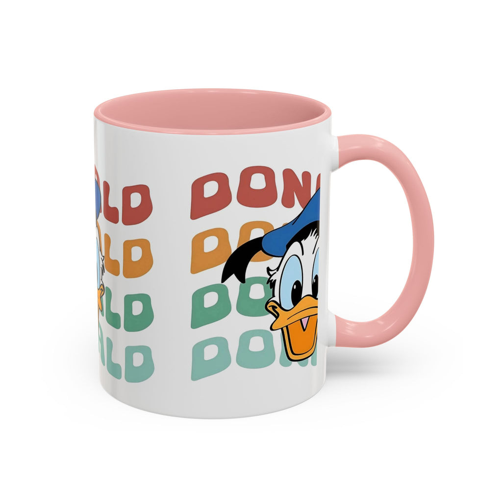 Donald Duck Retro Accent Coffee Mug