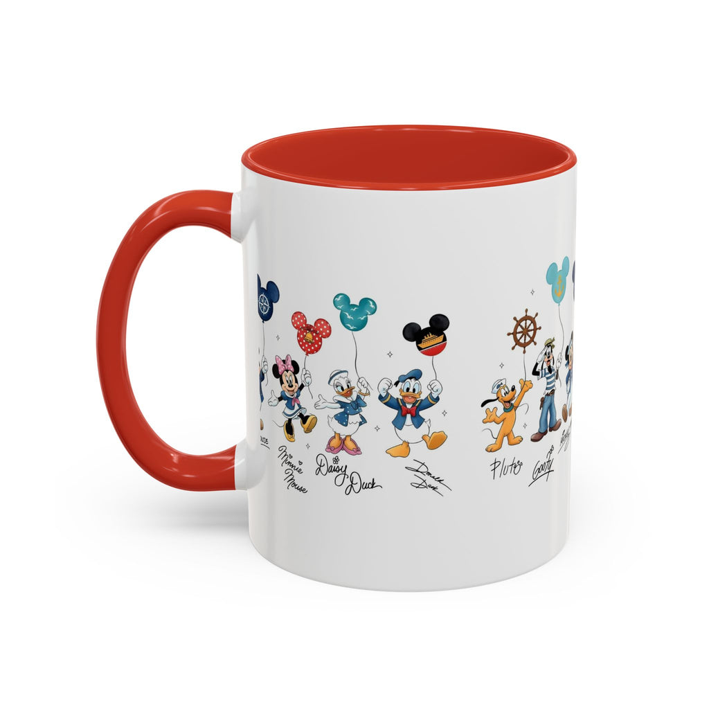 Disney Cruise Characters Accent Coffee Mug (11/15oz)
