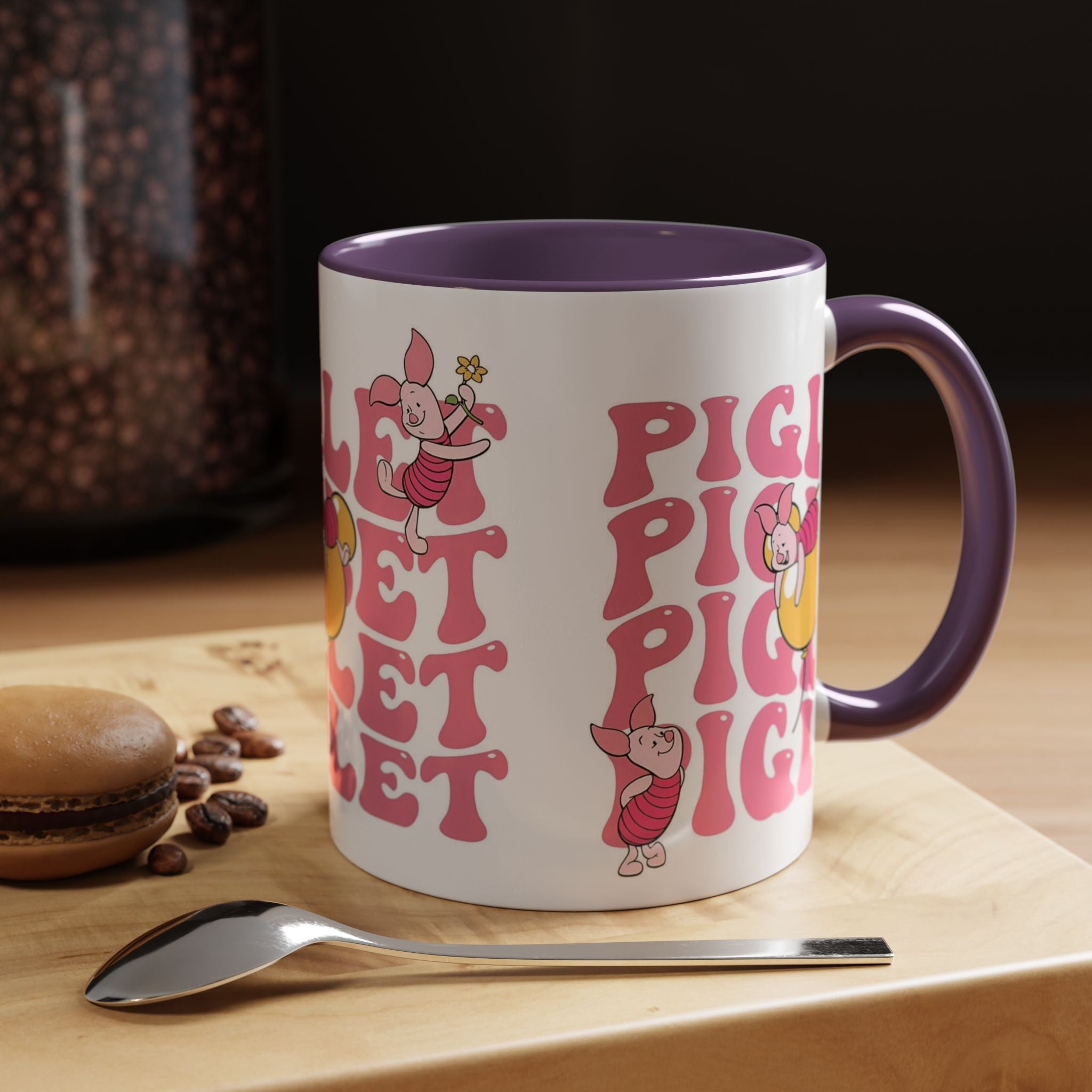 Piglet Coffee Mug — Cute Pink Winnie-The-Pooh Character Accent Mug (11/15oz)