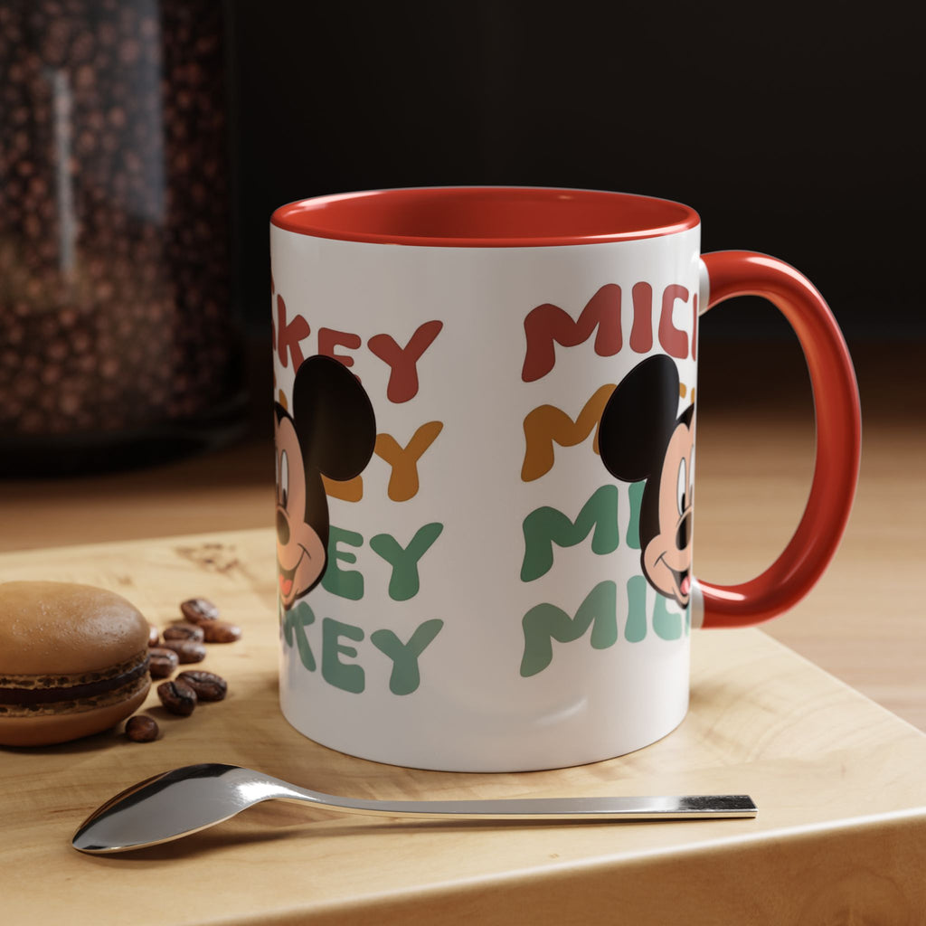 Mickey Retro Stack Accent Coffee Mug — 11/15oz