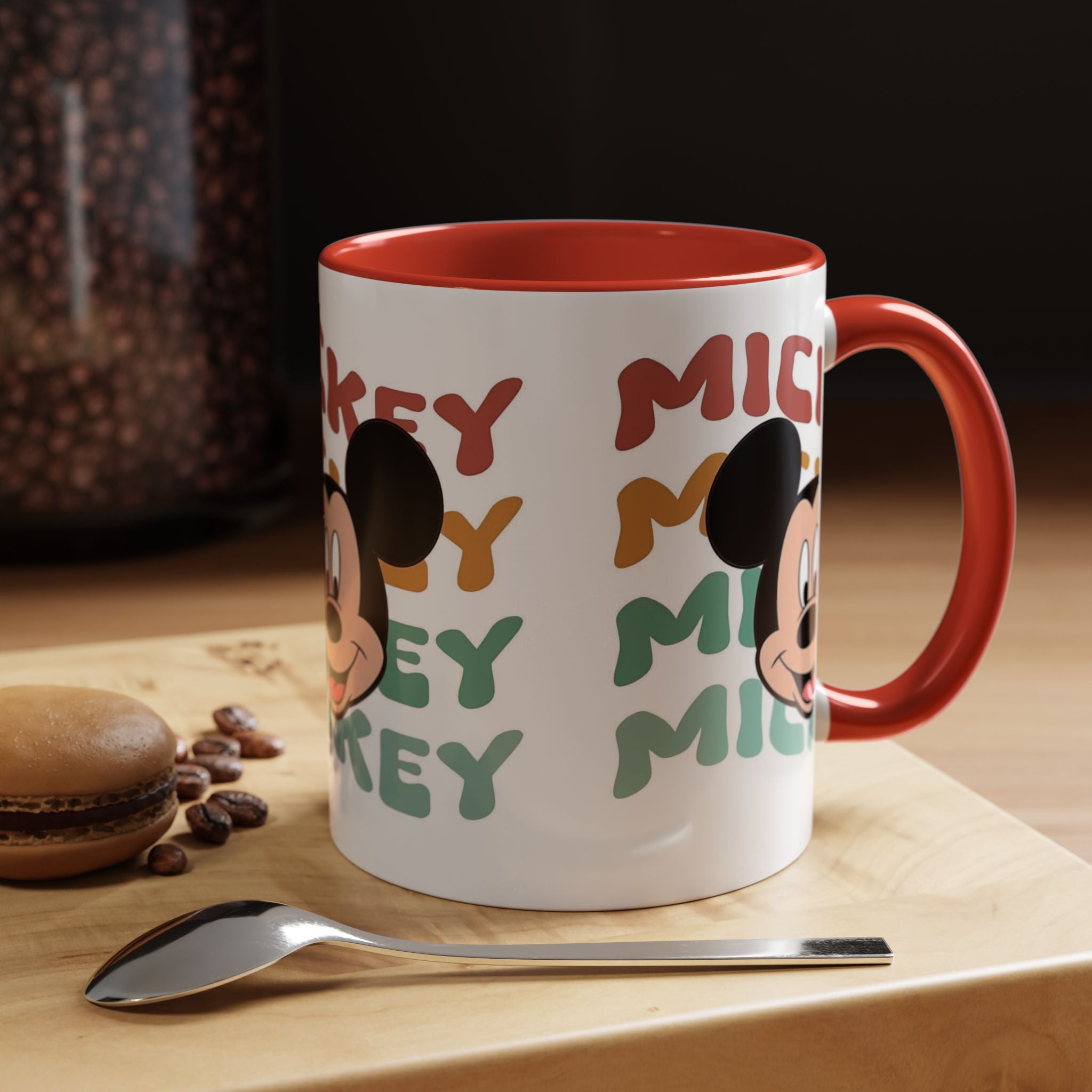 Mickey Retro Stack Accent Coffee Mug — 11/15oz