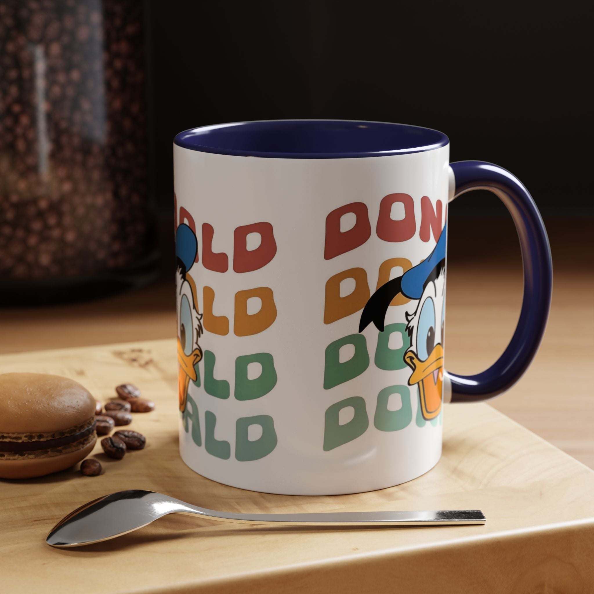 Donald Duck Retro Accent Coffee Mug