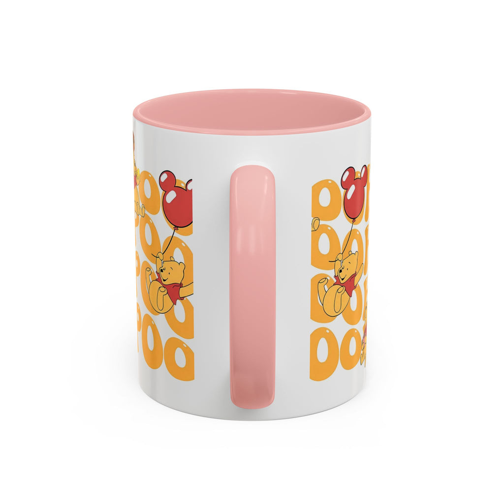 Winnie the Pooh Accent Coffee Mug — Retro 'Pooh' Stack Design (11/15oz)