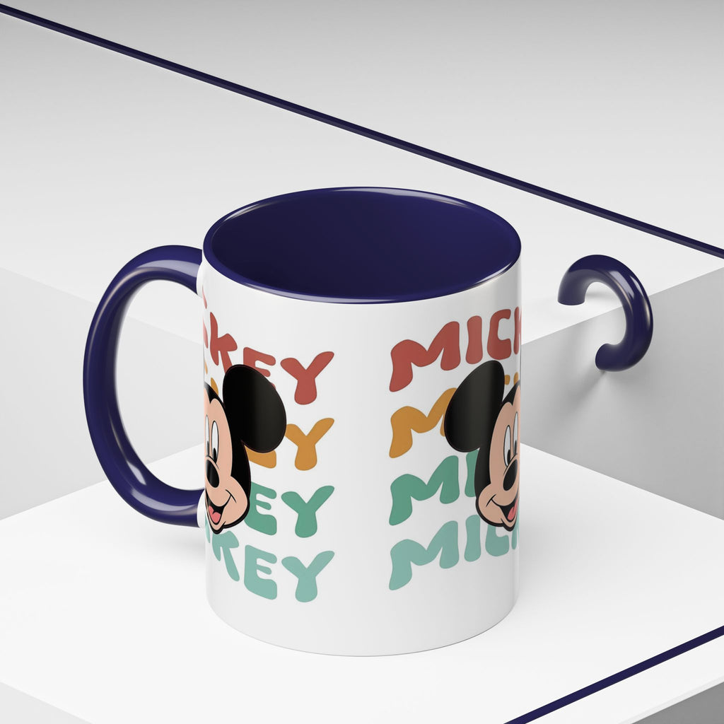 Mickey Retro Stack Accent Coffee Mug — 11/15oz