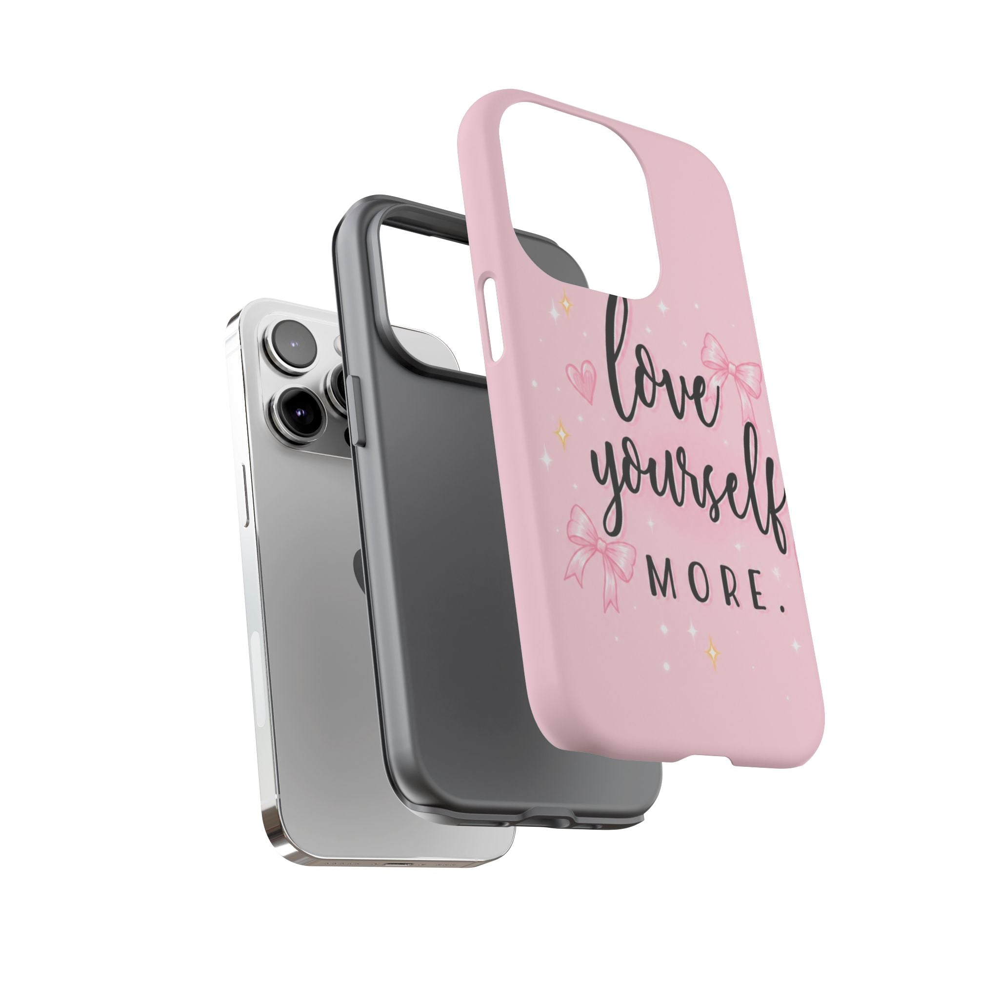 Love Yourself More Pink Inspirational Protective Case