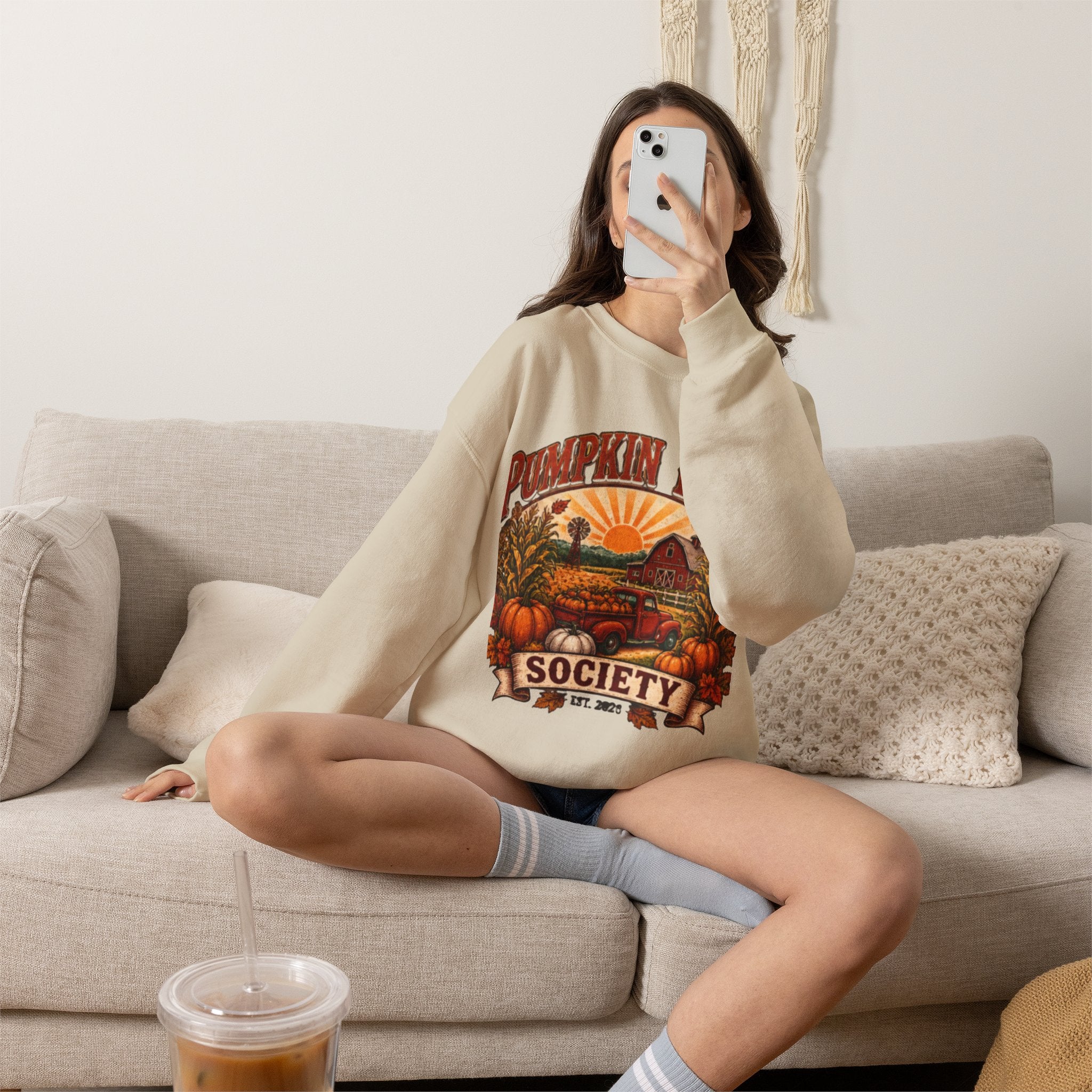 Pumpkin Patch Society Crewneck Sweatshirt