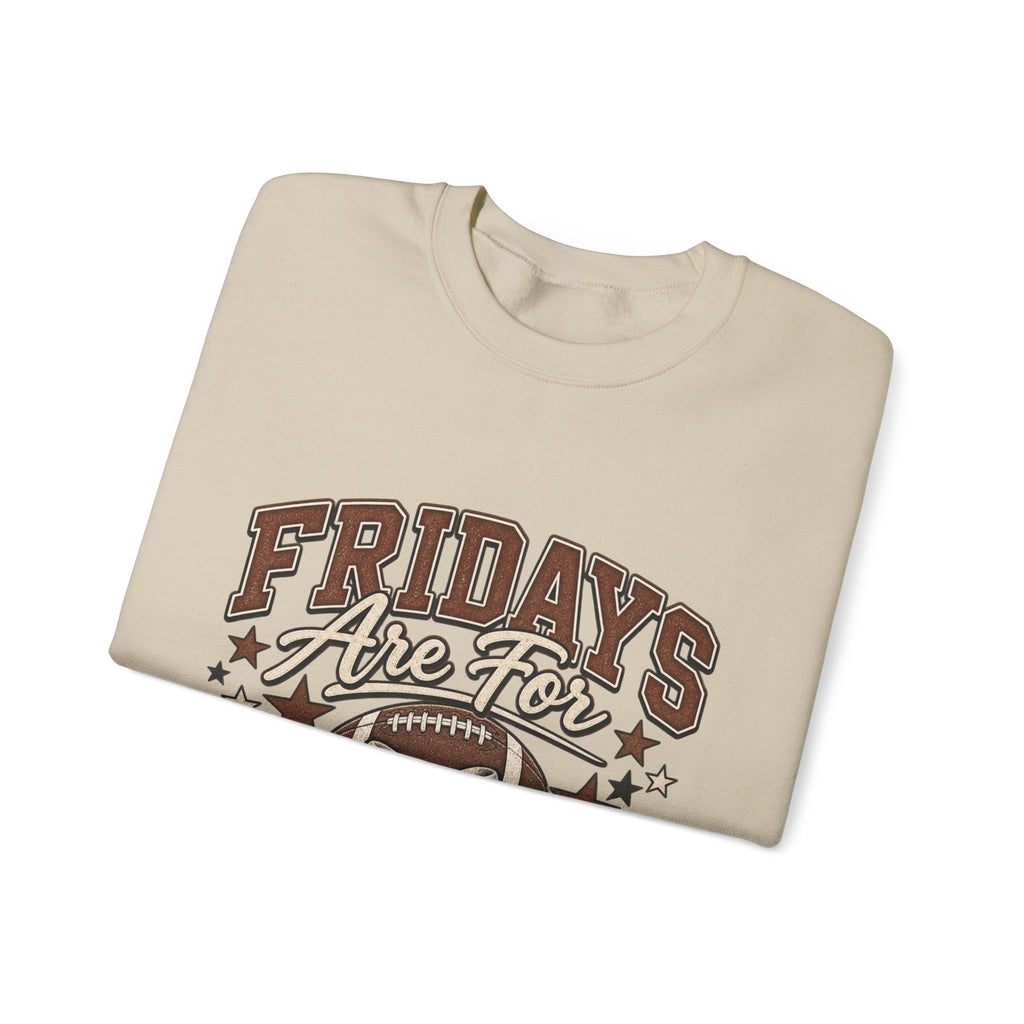 Football Mom Sweatshirt - "Fridays Are For Football Mom"