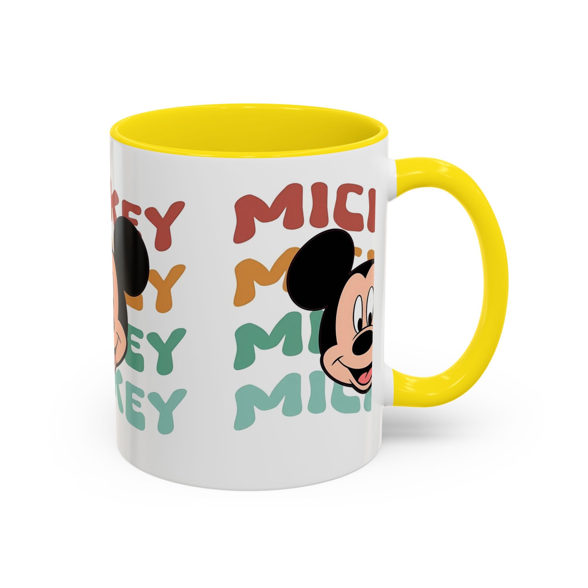 Mickey Retro Stack Accent Coffee Mug — 11/15oz