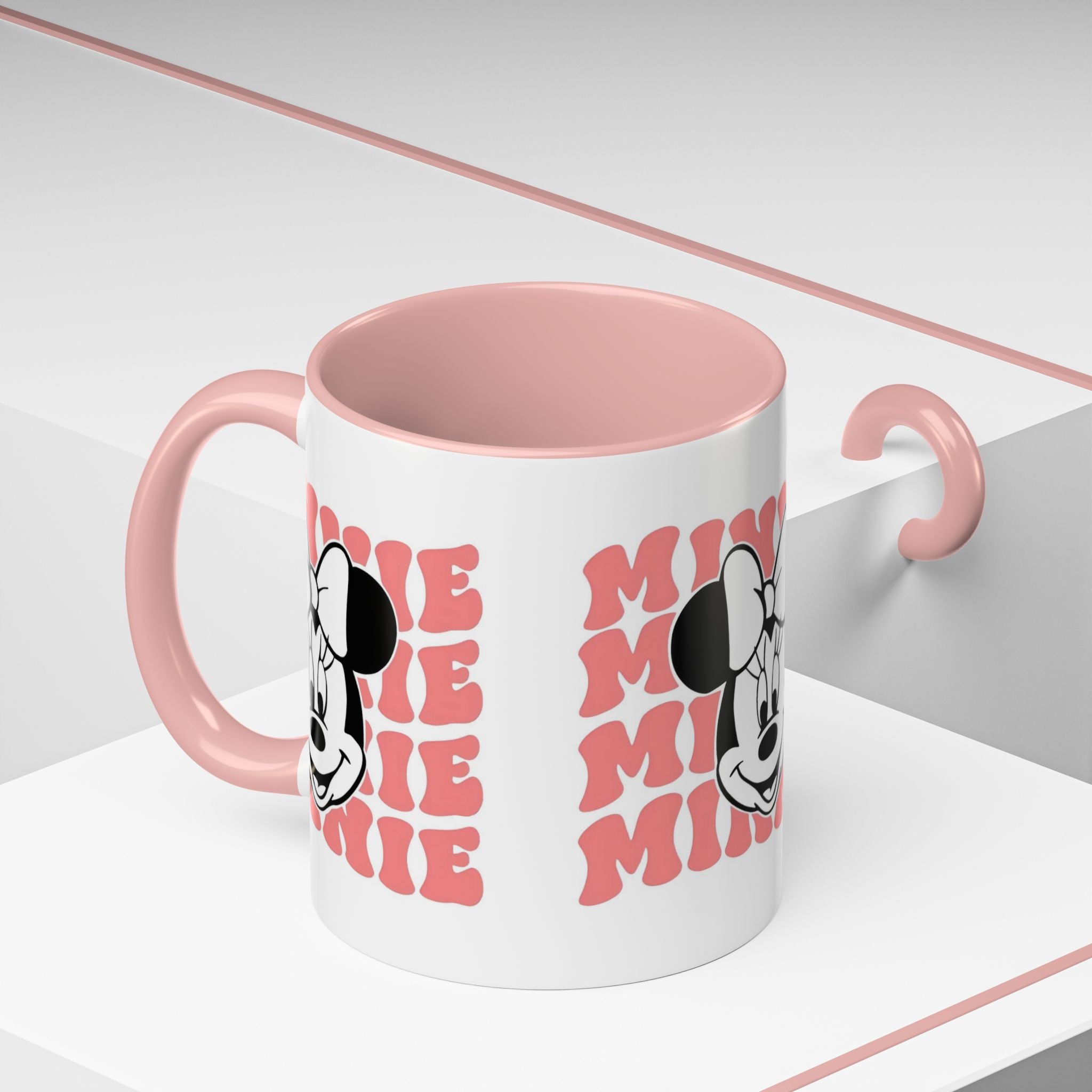 Minnie Mouse Retro Accent Coffee Mug — 11/15oz