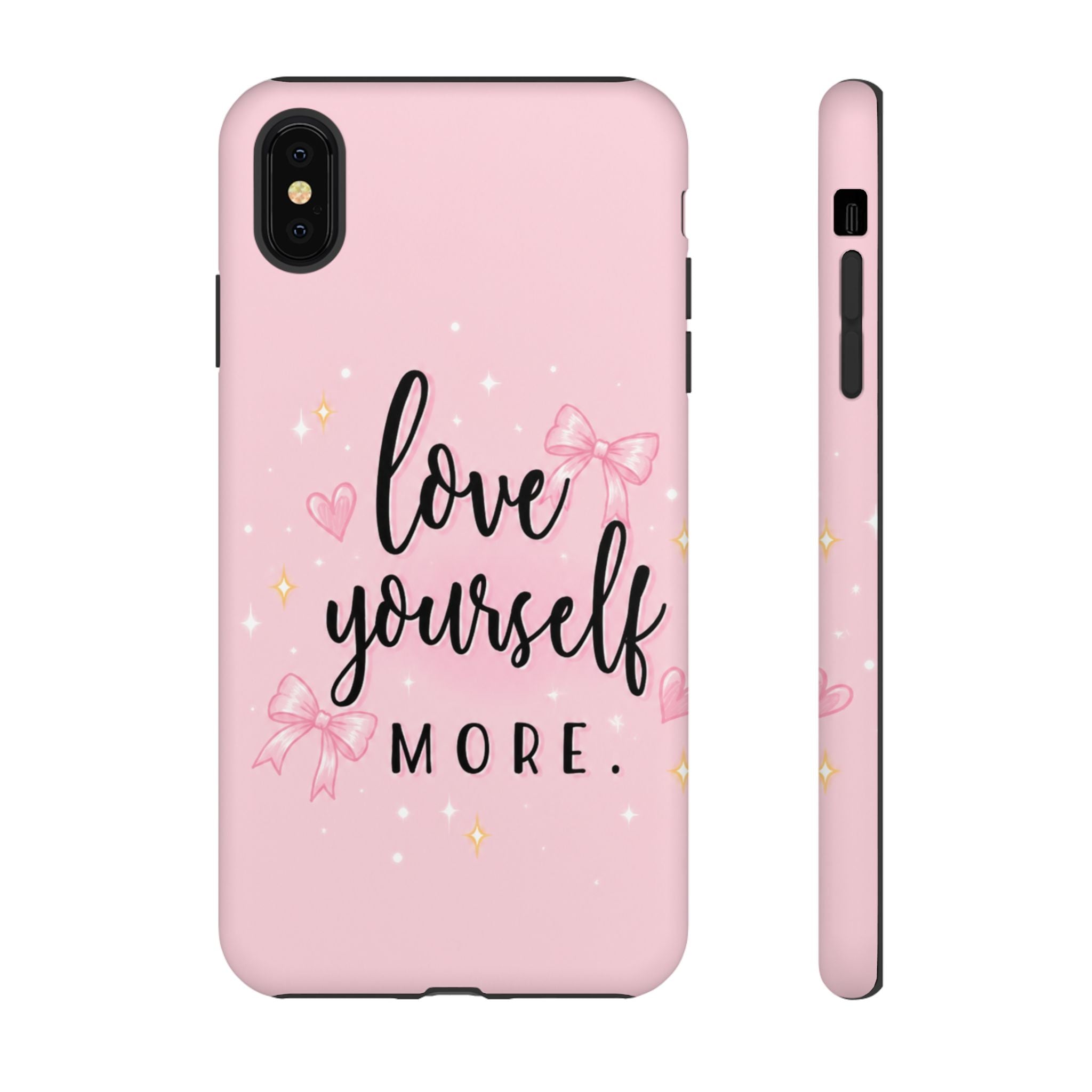 Love Yourself More Pink Inspirational Protective Case