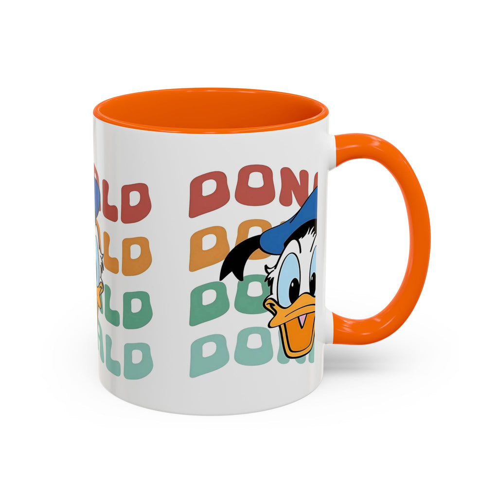 Donald Duck Retro Accent Coffee Mug