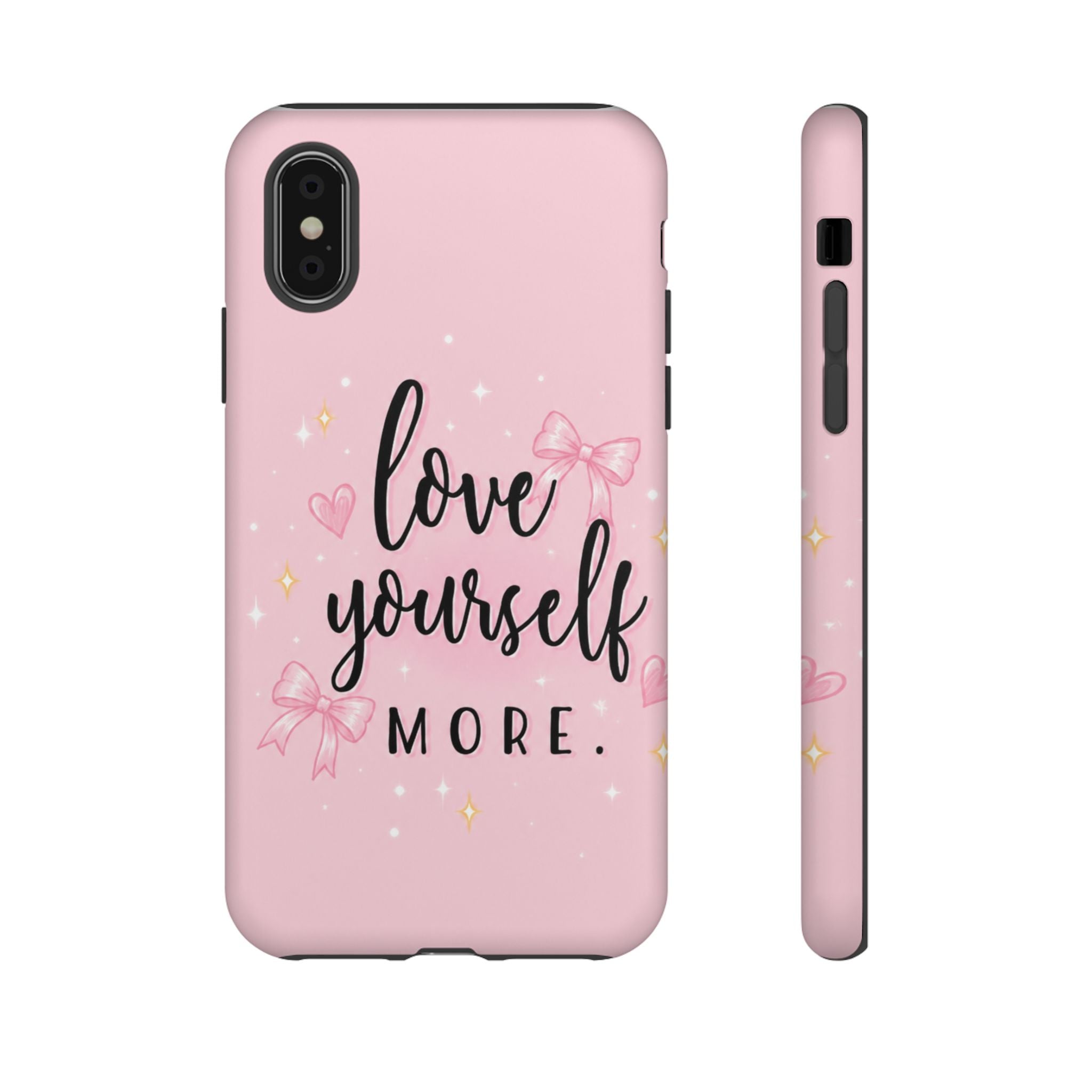 Love Yourself More Pink Inspirational Protective Case
