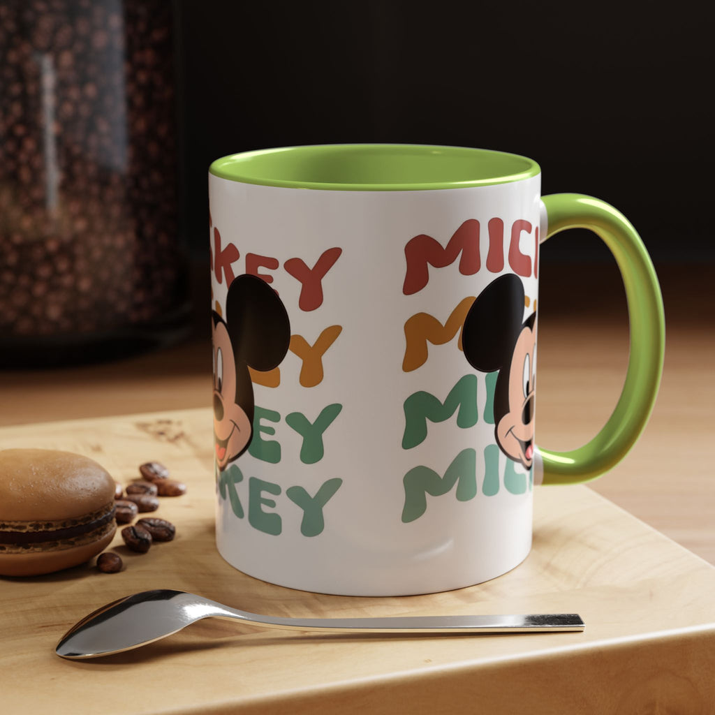Mickey Retro Stack Accent Coffee Mug — 11/15oz