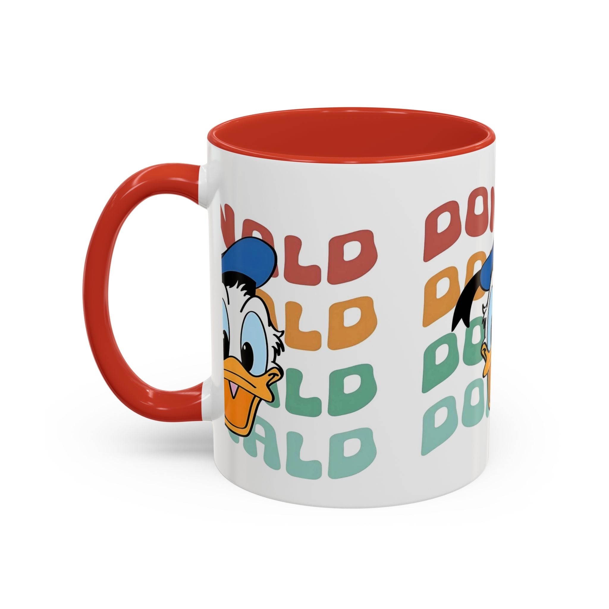Donald Duck Retro Accent Coffee Mug