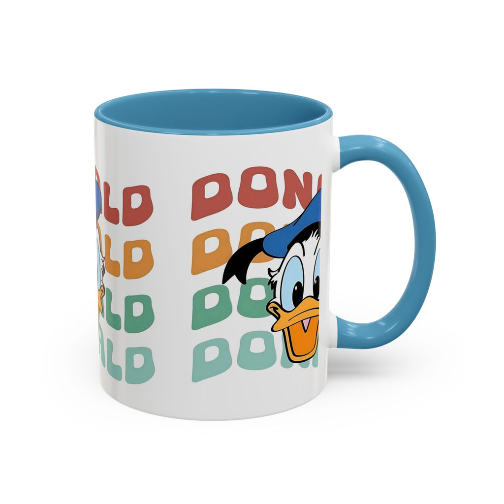 Donald Duck Retro Accent Coffee Mug