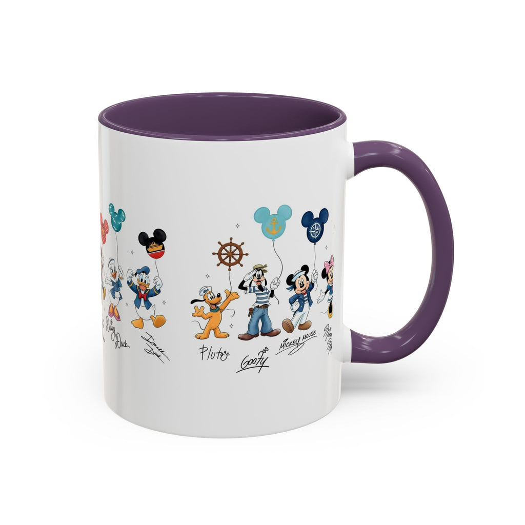 Disney Cruise Characters Accent Coffee Mug (11/15oz)
