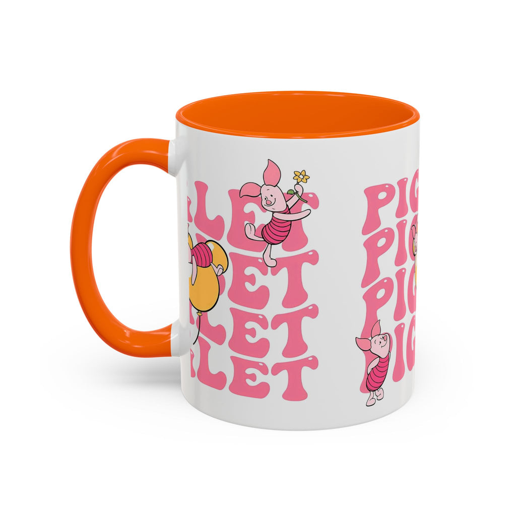 Piglet Coffee Mug — Cute Pink Winnie-The-Pooh Character Accent Mug (11/15oz)