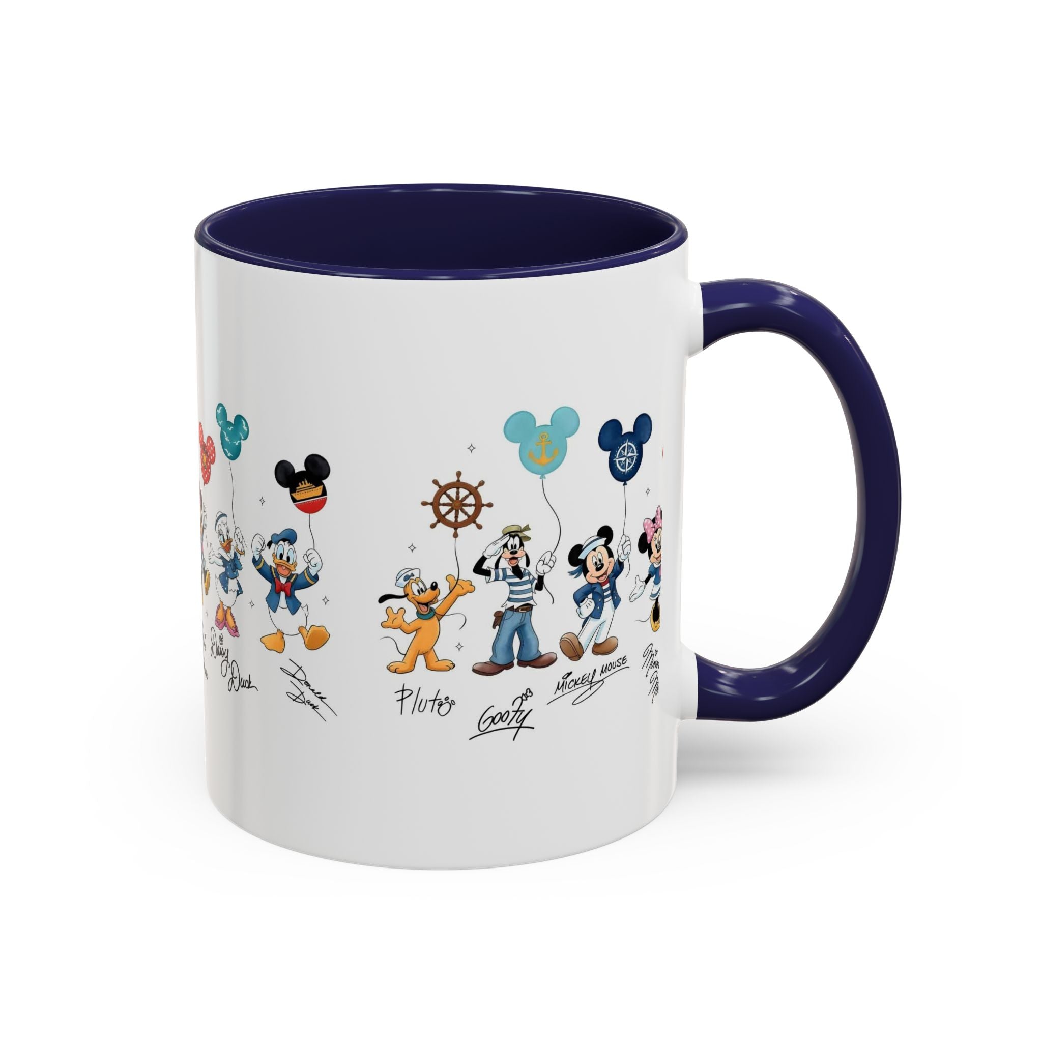 Disney Cruise Characters Accent Coffee Mug (11/15oz)