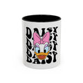 Daisy Duck Face Accent Coffee Mug – Retro Text Graphic (11/15 oz)