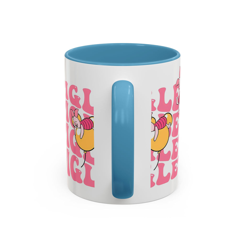 Piglet Coffee Mug — Cute Pink Winnie-The-Pooh Character Accent Mug (11/15oz)