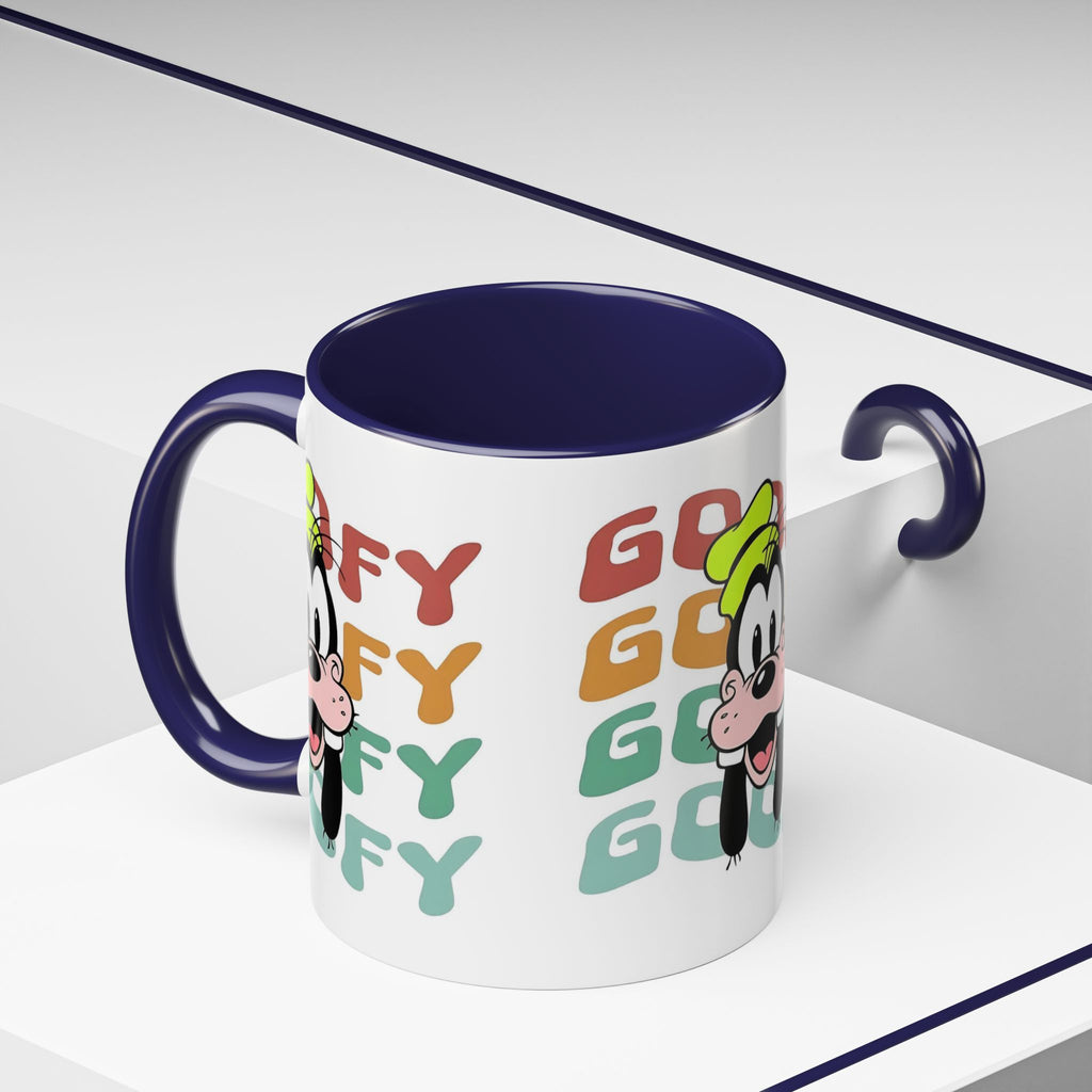 Goofy Retro Stack Accent Mug — Disney Goofy Coffee Cup (11/15oz)