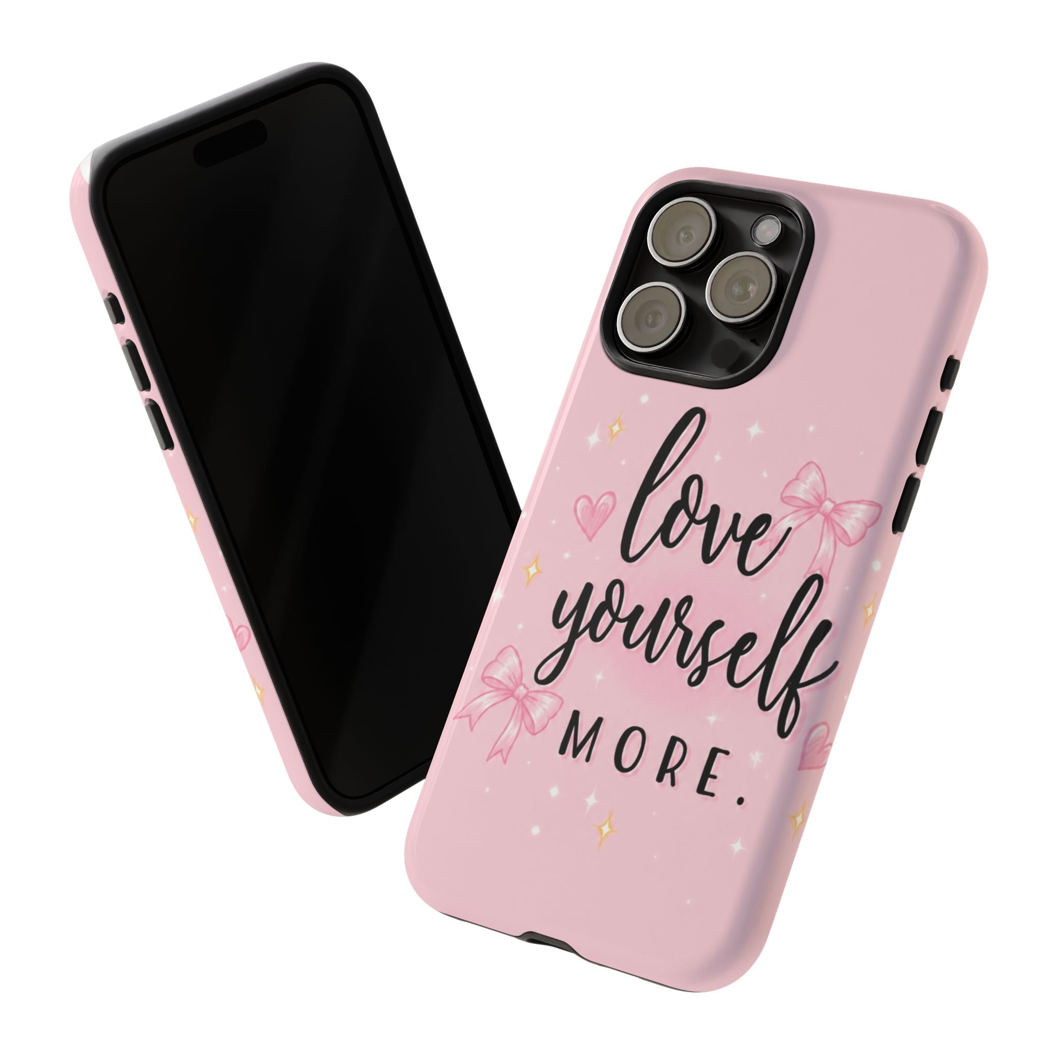 Love Yourself More Pink Inspirational Protective Case