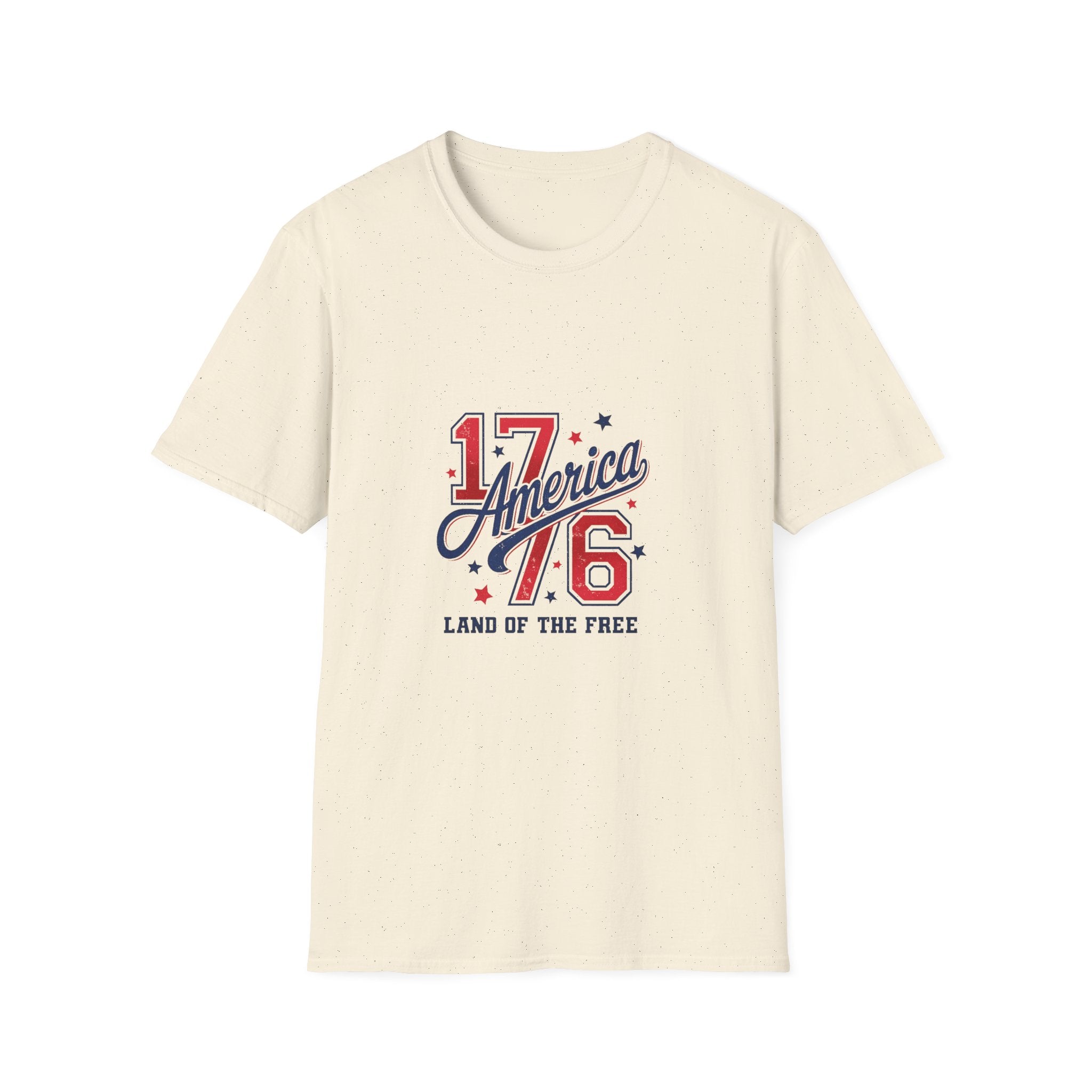 1776 America Land of the Free Patriotic Tee