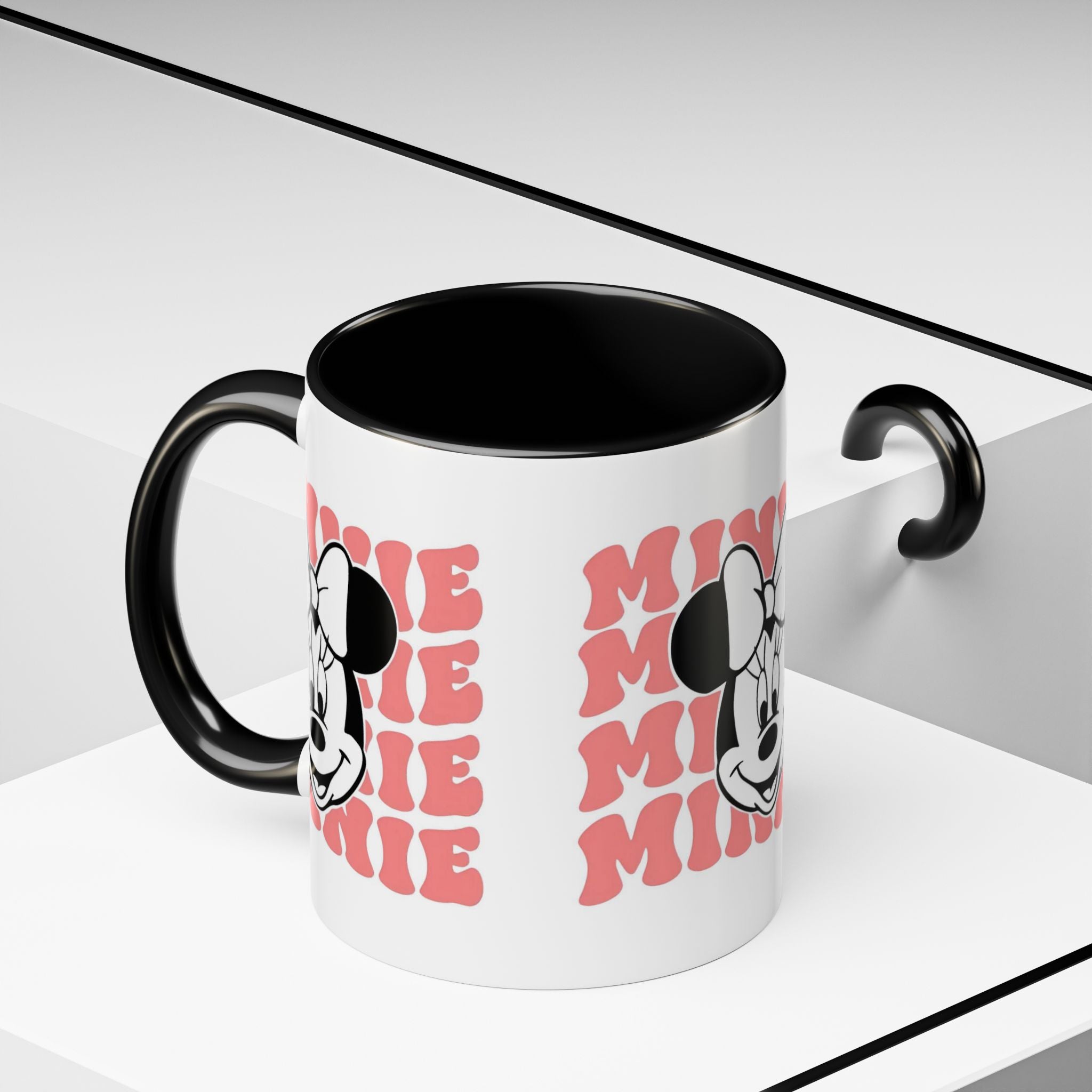 Minnie Mouse Retro Accent Coffee Mug — 11/15oz
