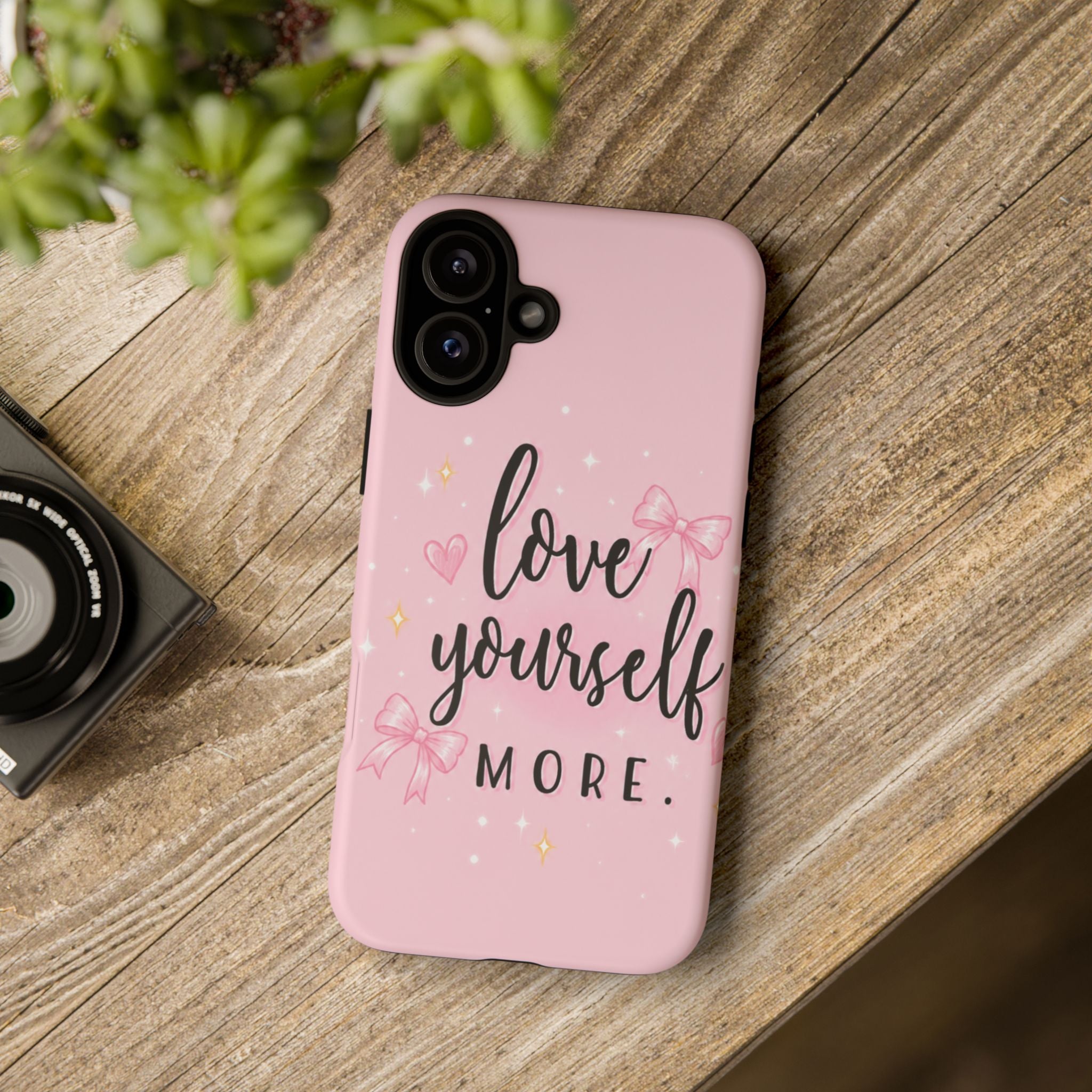 Love Yourself More Pink Inspirational Protective Case