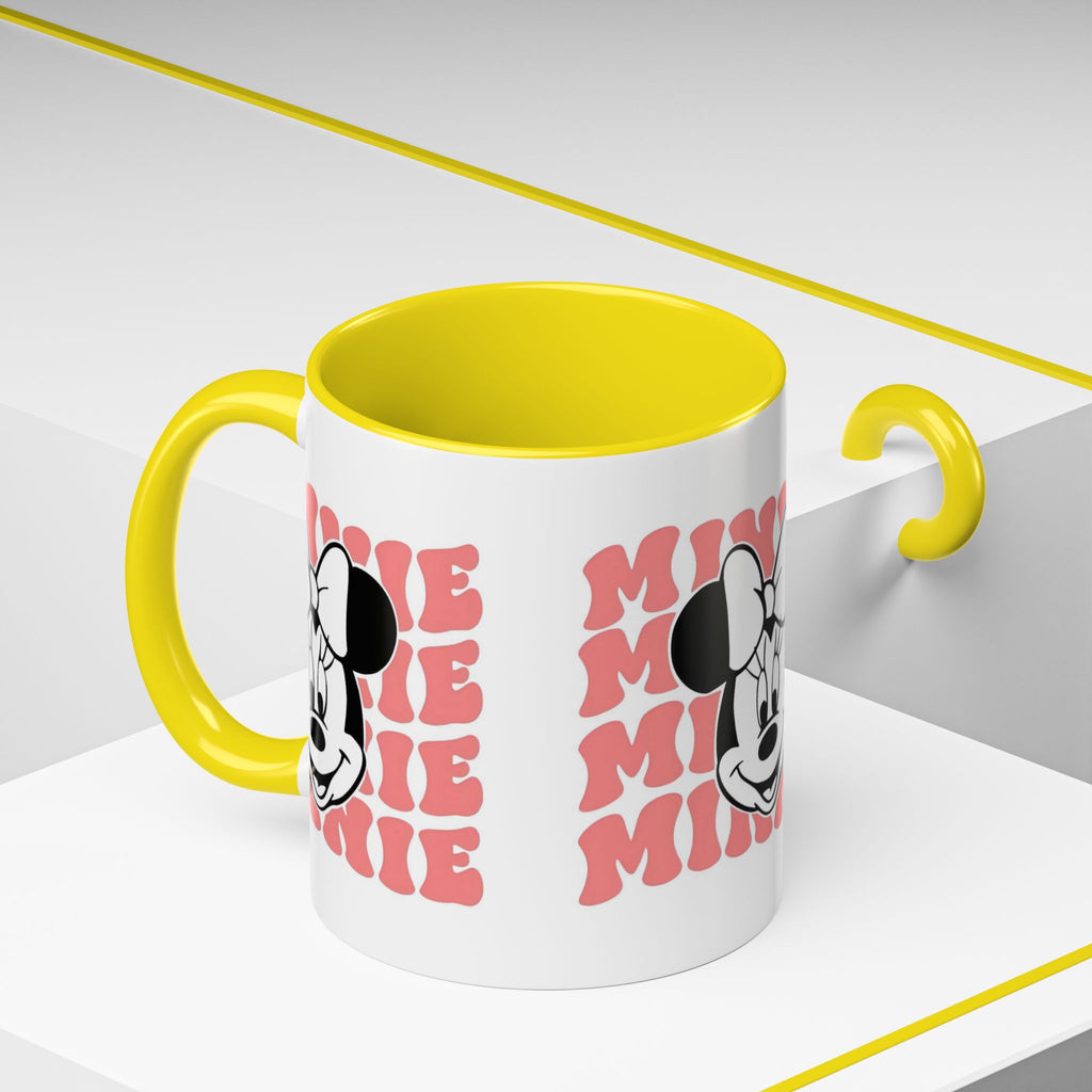 Minnie Mouse Retro Accent Coffee Mug — 11/15oz