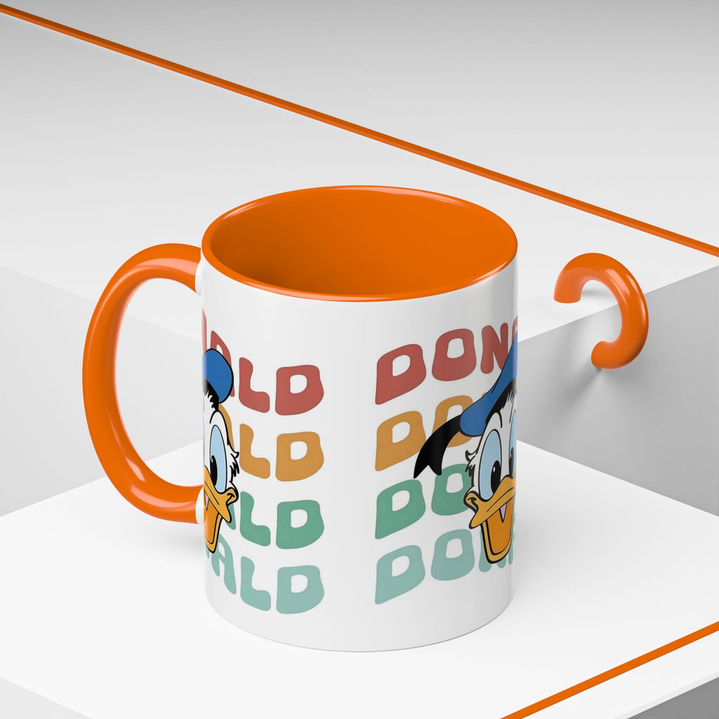 Donald Duck Retro Accent Coffee Mug