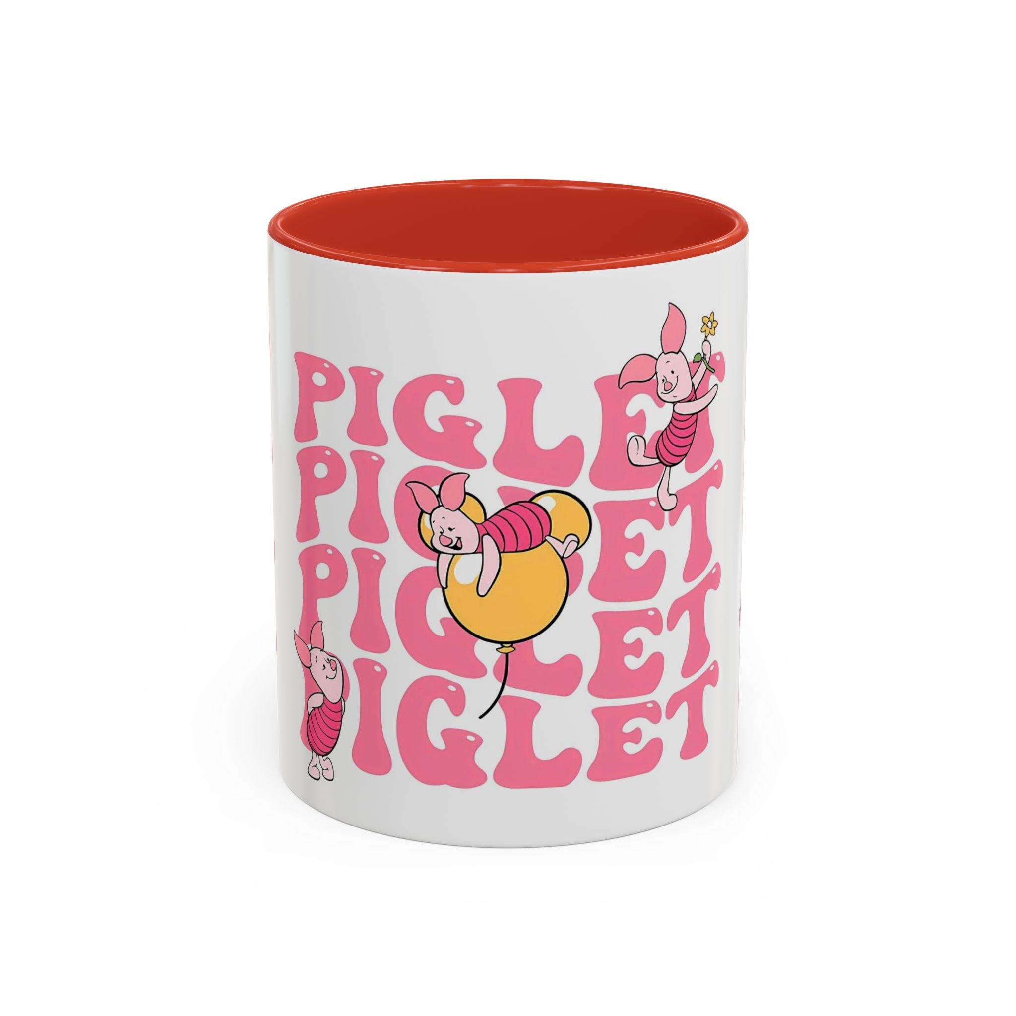 Piglet Coffee Mug — Cute Pink Winnie-The-Pooh Character Accent Mug (11/15oz)
