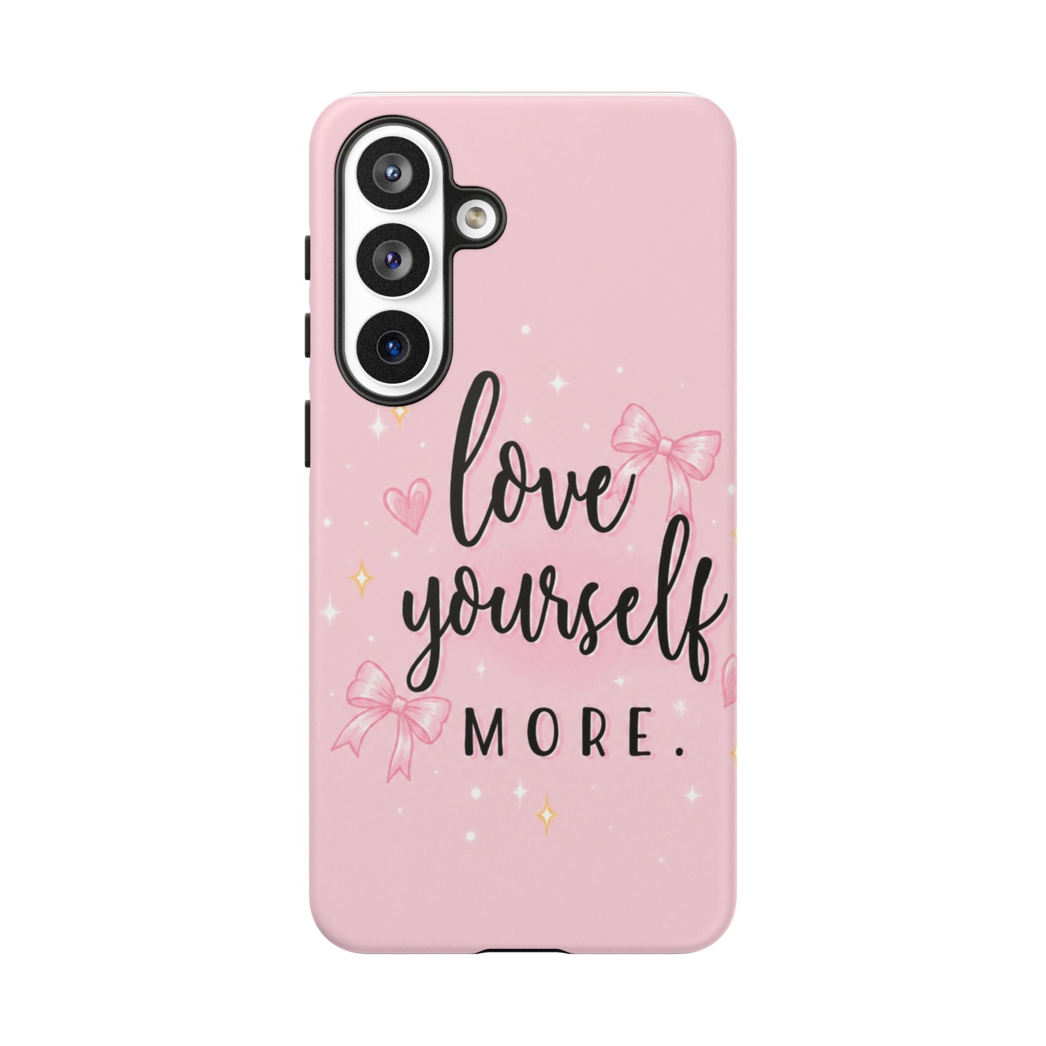 Love Yourself More Pink Inspirational Protective Case