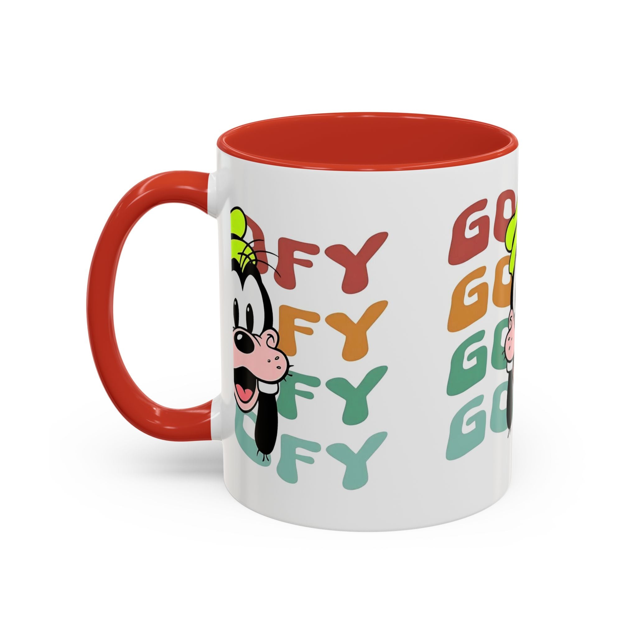 Goofy Retro Stack Accent Mug — Disney Goofy Coffee Cup (11/15oz)