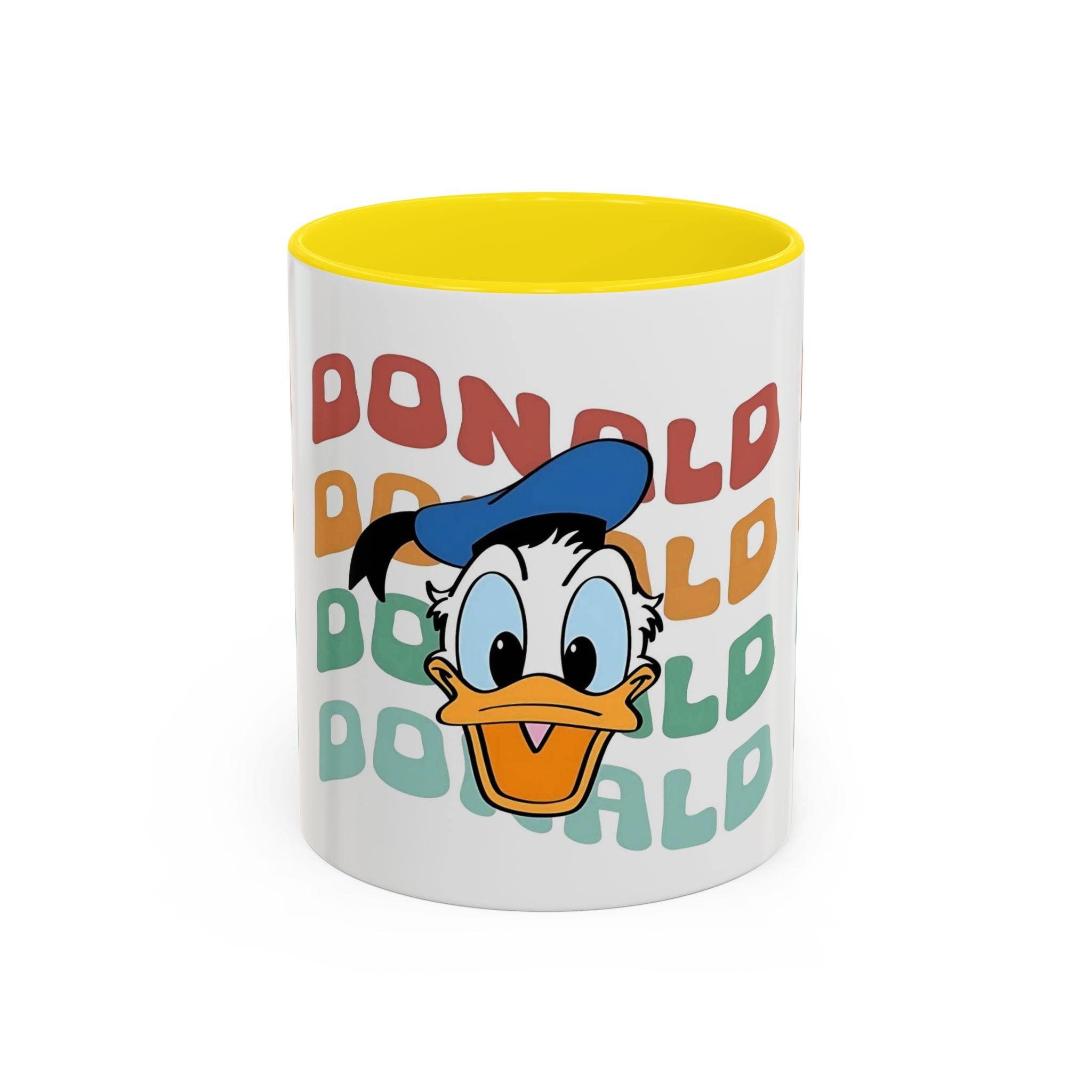 Donald Duck Retro Accent Coffee Mug