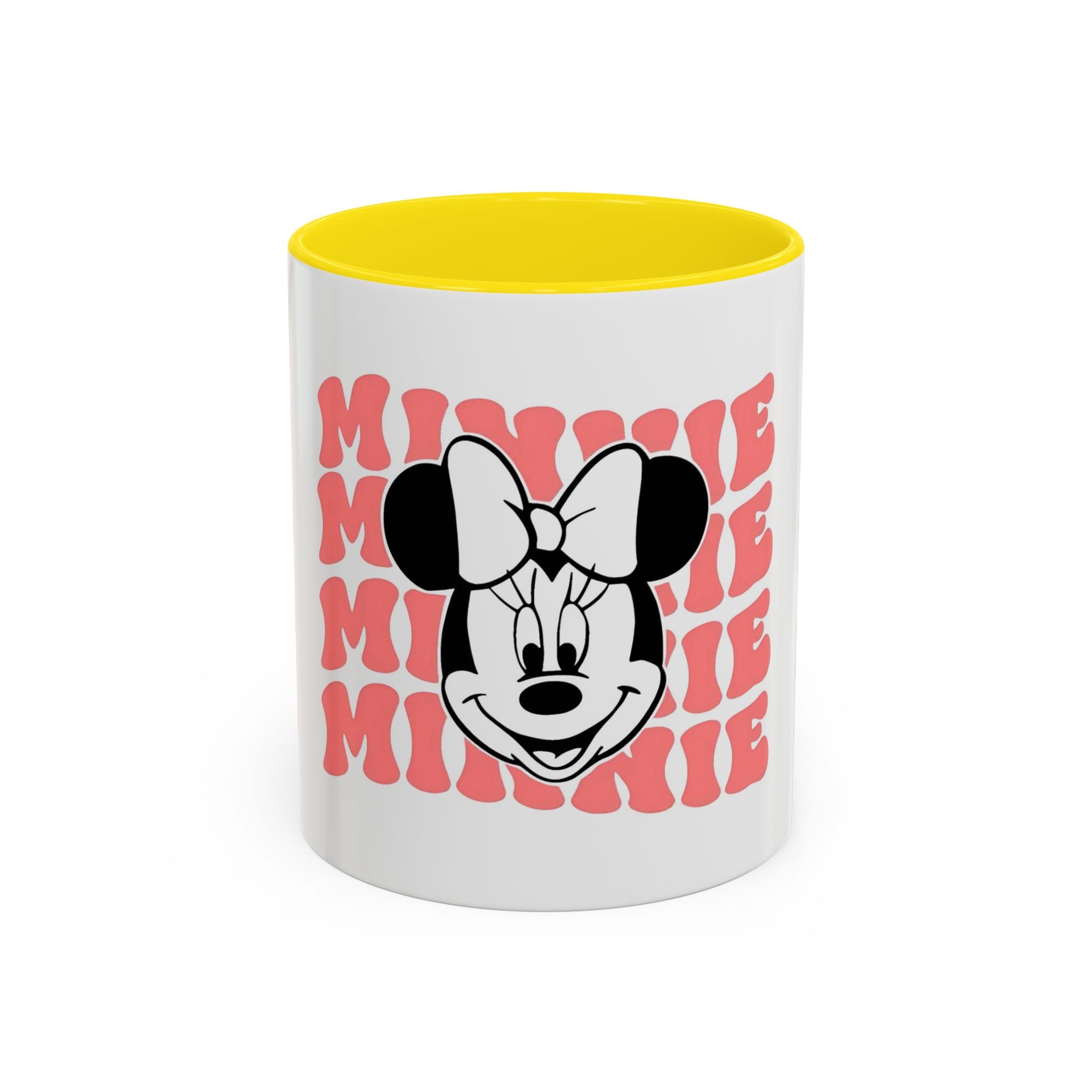 Minnie Mouse Retro Accent Coffee Mug — 11/15oz